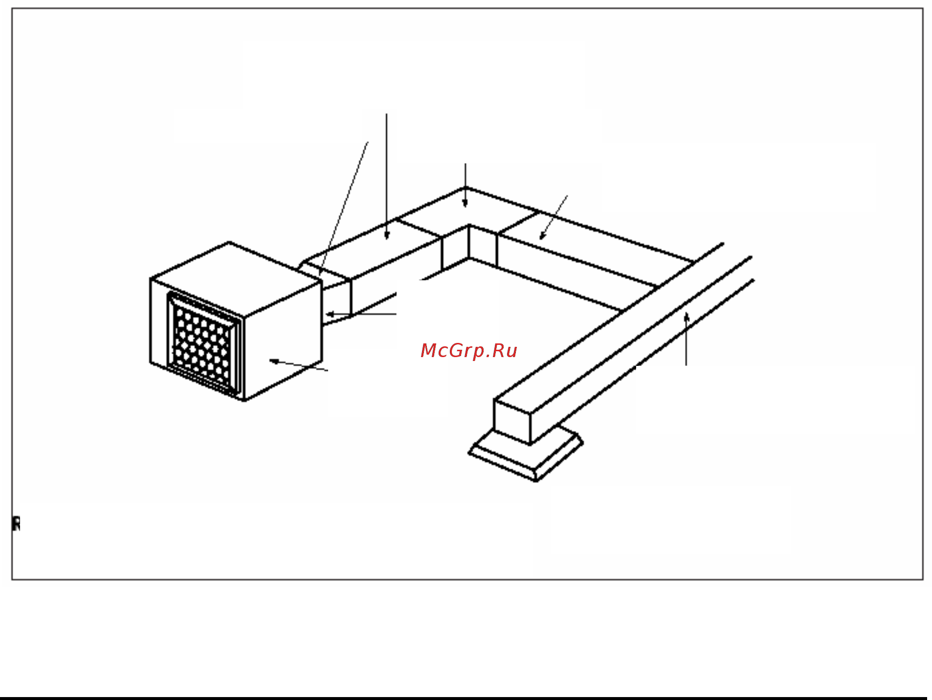 Airwell HRW 12 [9/33] Отвод с внутренней стекловолоконной изоляцией