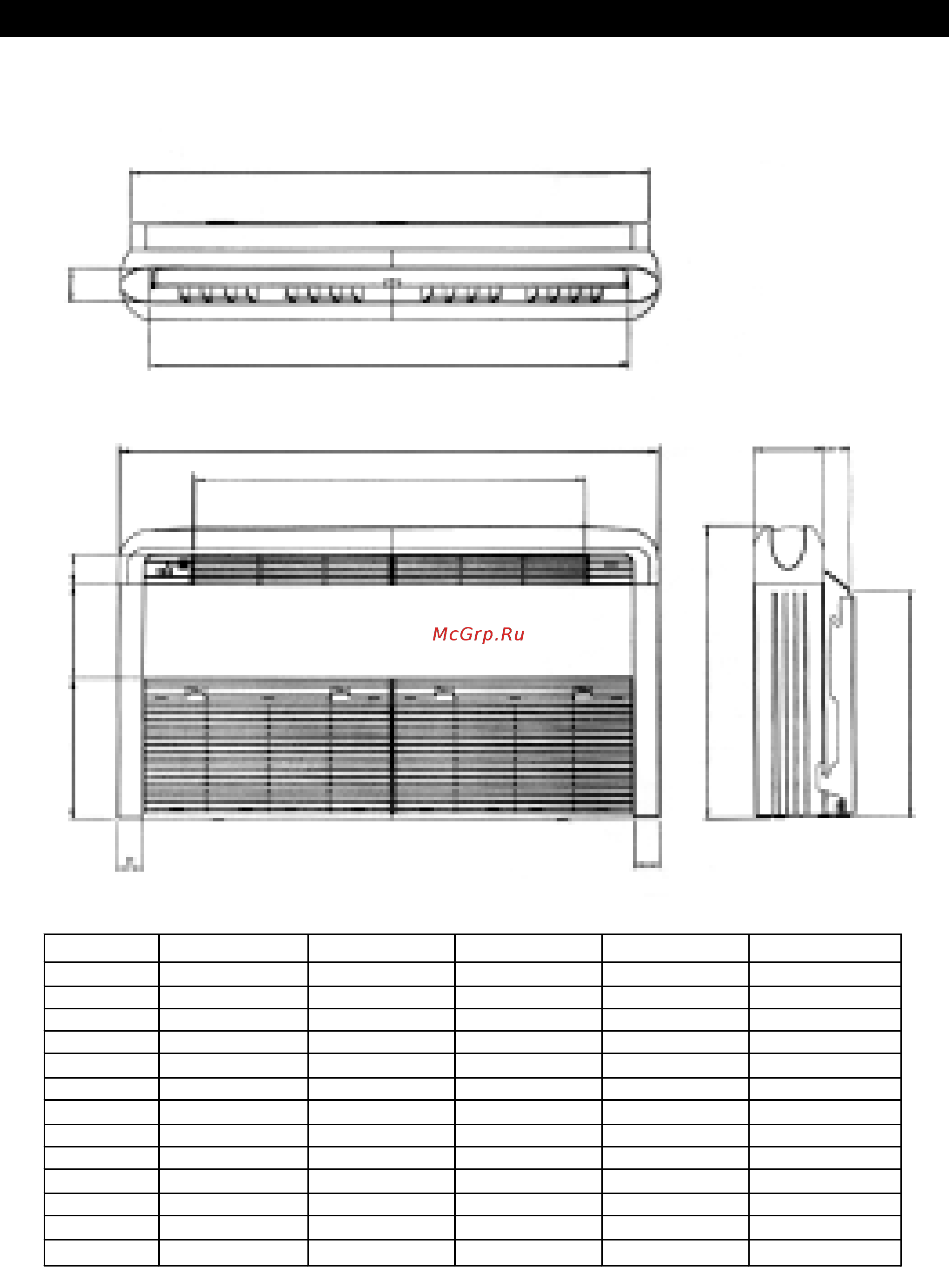 Acson RCM 20 DR [4/32] Габаритные размеры