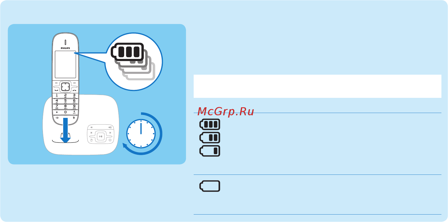 Philips CD6801 [5/8] Зарядка телефона