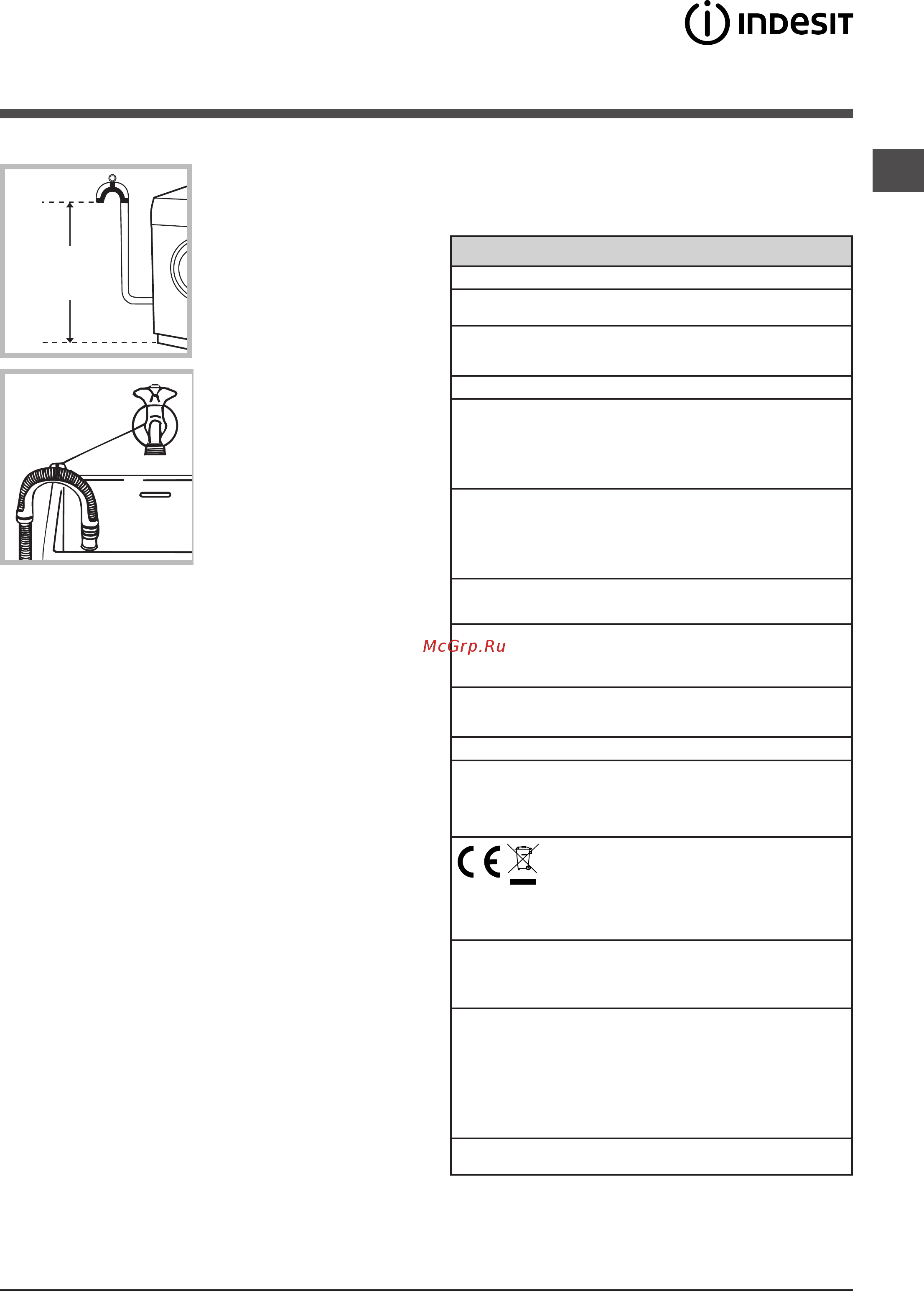 Indesit IWSB 51051 [15/24] Первый цикл стирки