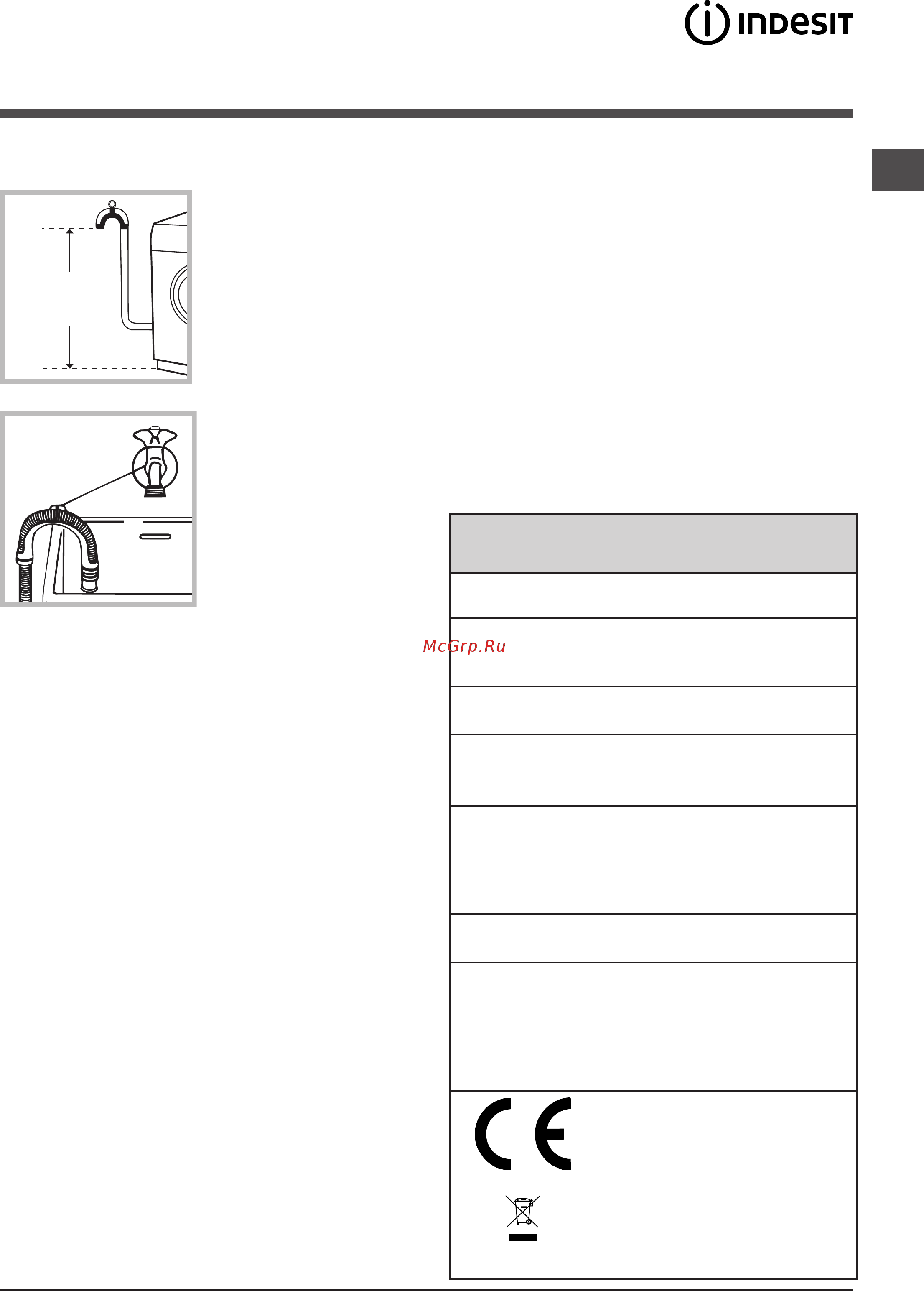 Indesit IWUC 40851 [3/24] Технiчнi данi