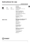 Indesit BWSA 61052 W Инструкция по эксплуатации