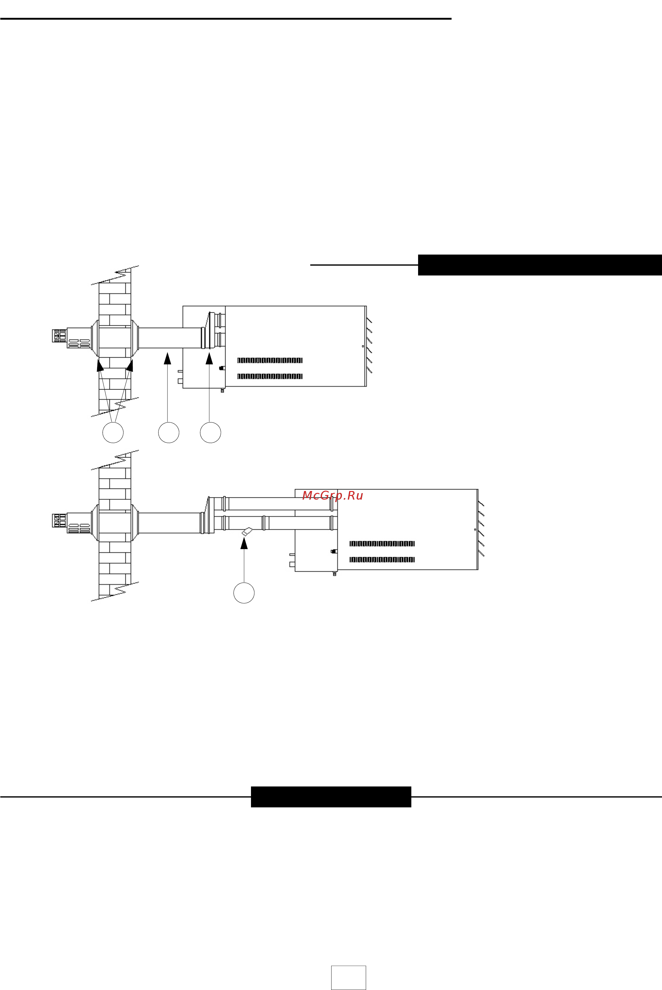 Aircalo Sunpac 50R [12/28] Raccordements des conduits d evacuation