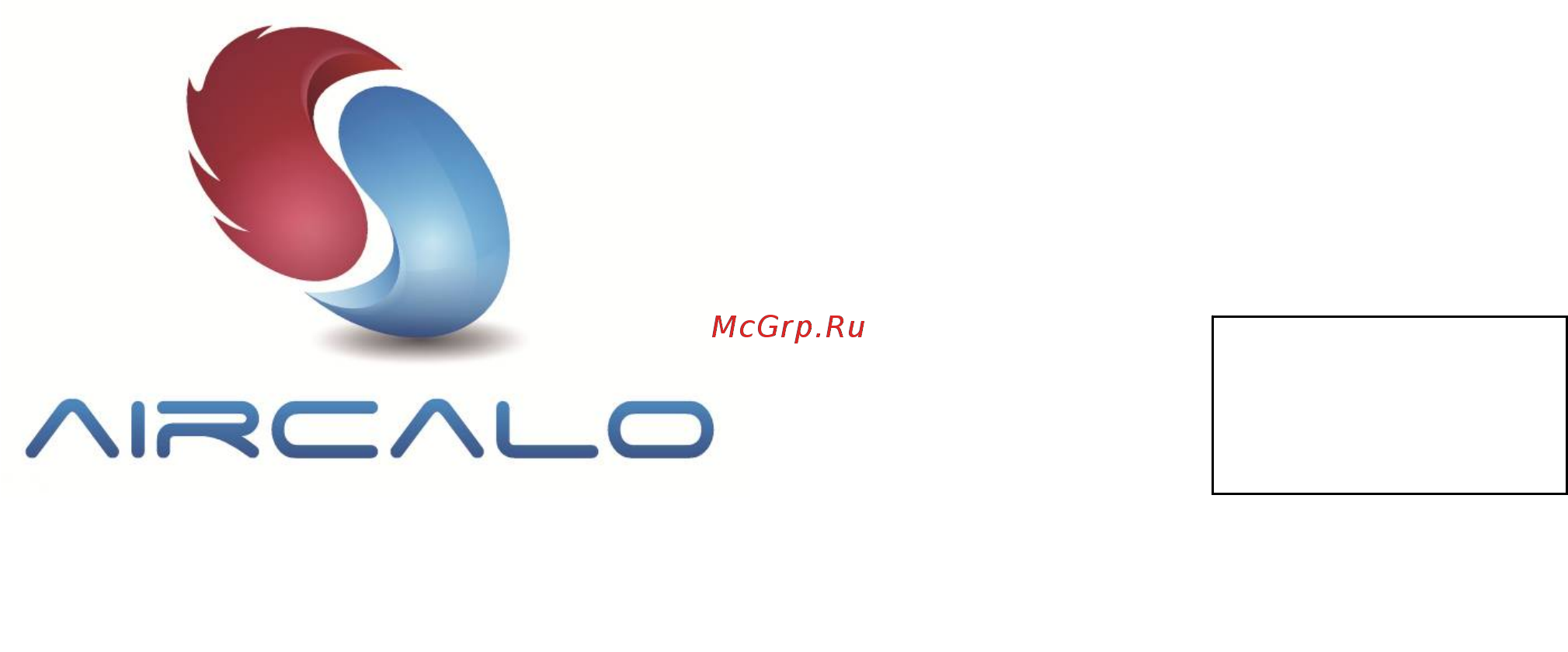 Aircalo FUN V MCP Инструкция по эксплуатации онлайн [20/20] 342983