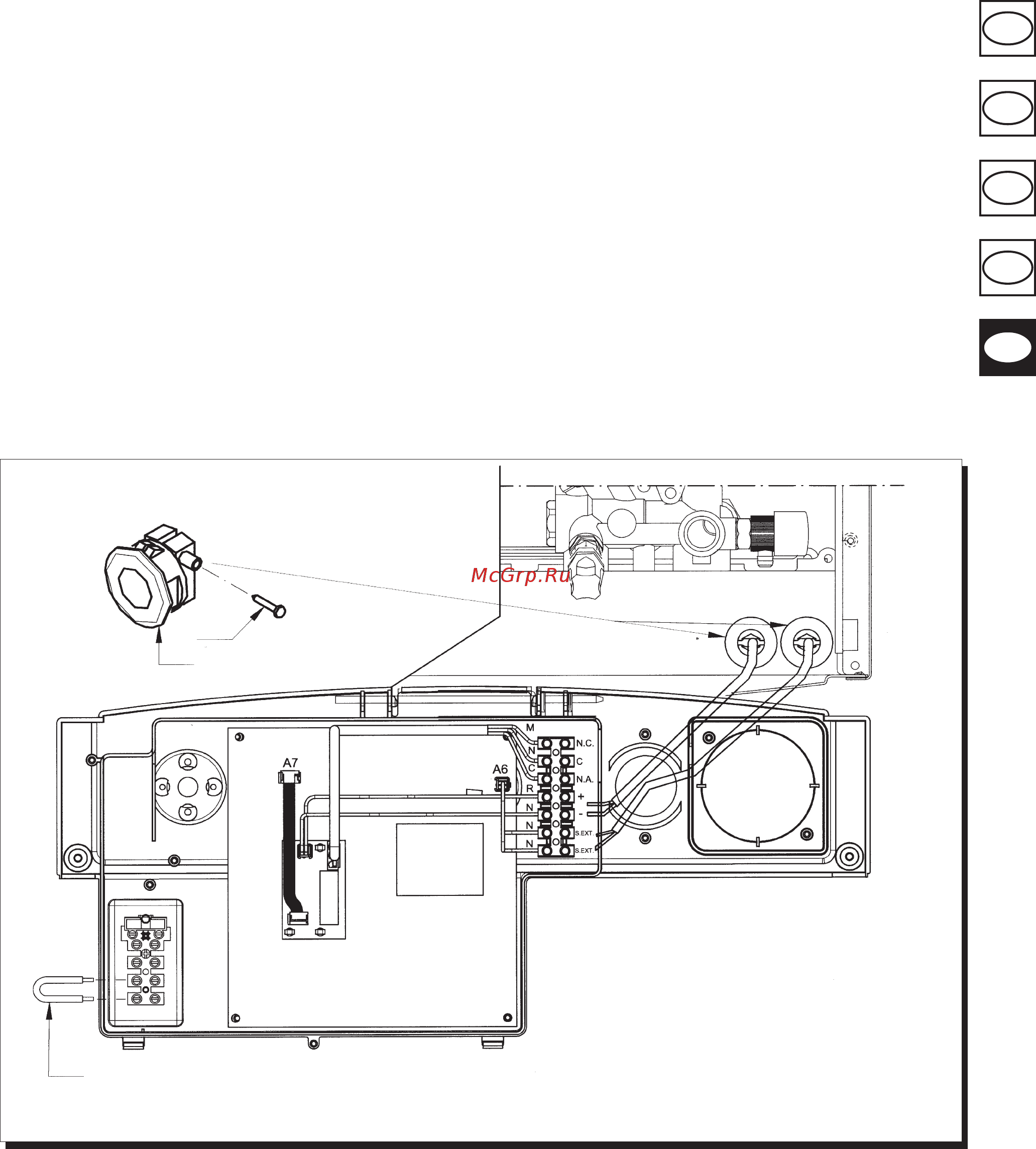 Baxi LUNA blue 180 i [31/40] Подключение климатического регулятора qаа73