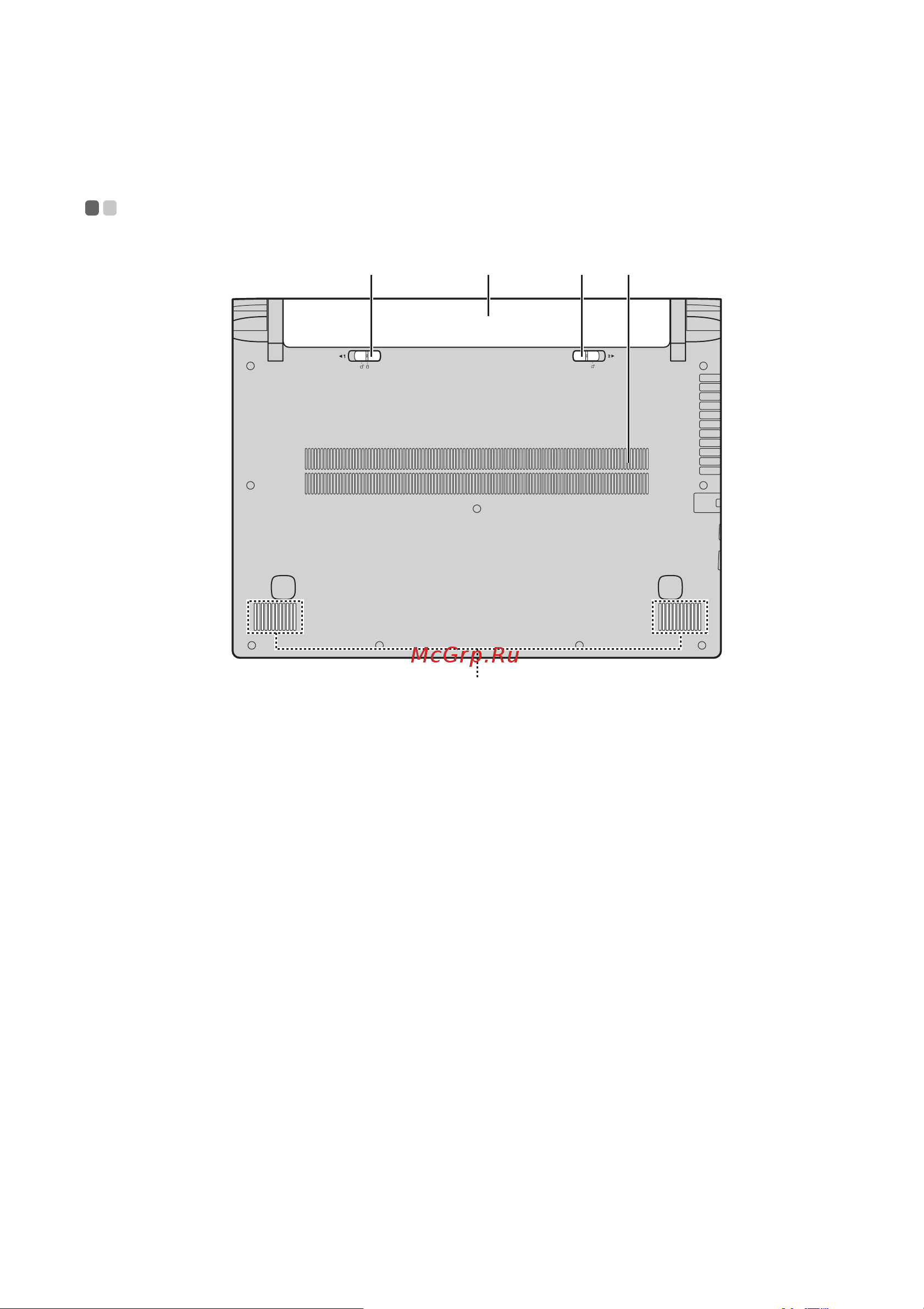 Lenovo IdeaPad Flex 5 14ITL05 82HS00R3US [19/40] Вид снизу