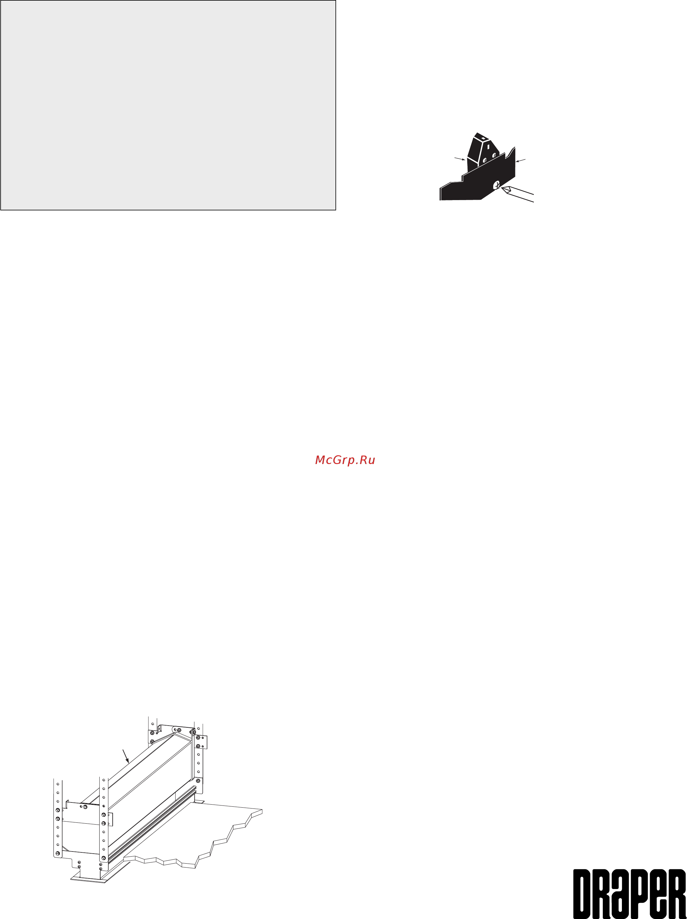 Draper PREMIER 700430 Инструкция по эксплуатации онлайн