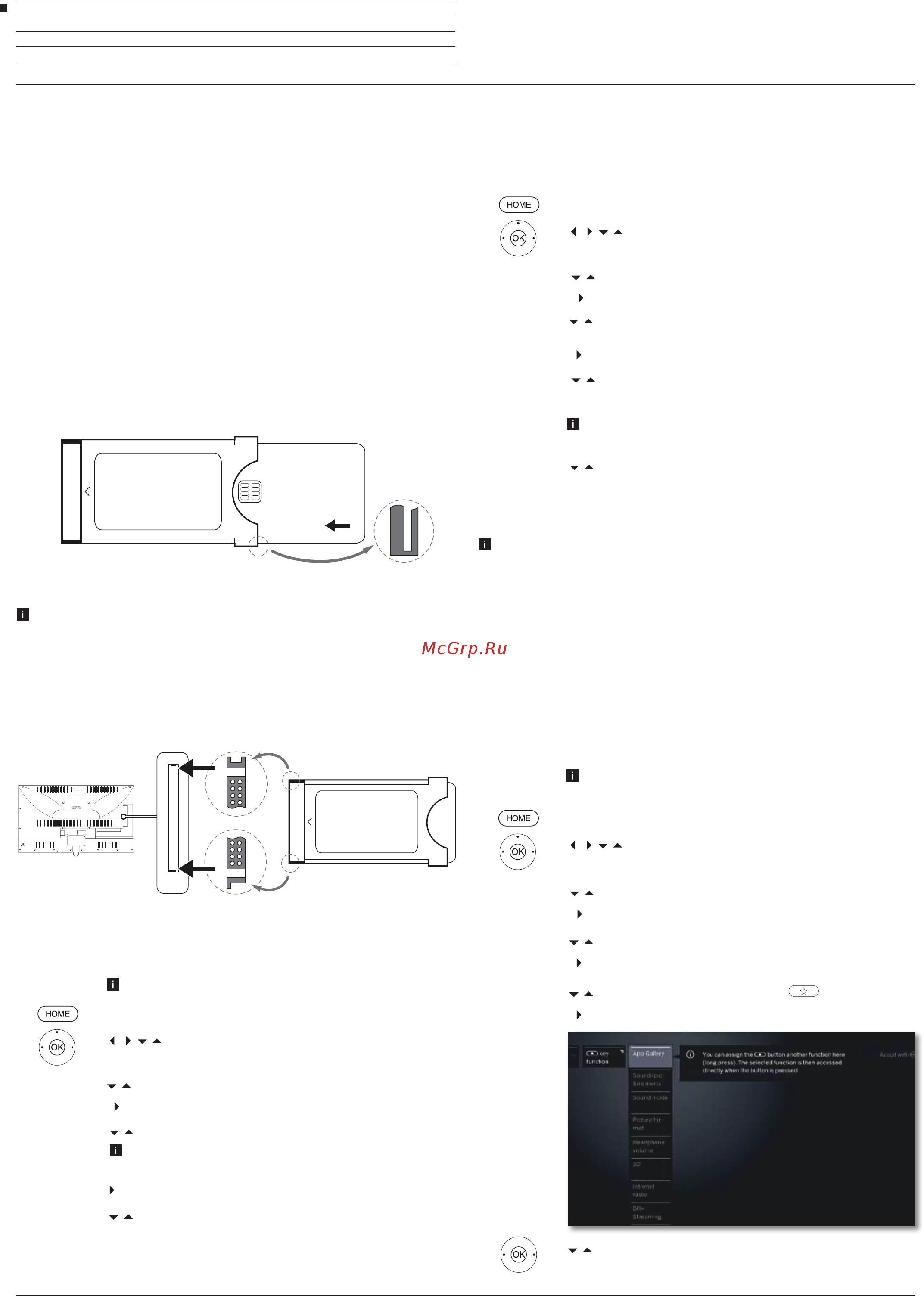Loewe OLED56437D50 Bild 7.77 Graphite Grey [46/52] Функции кнопки звездочка