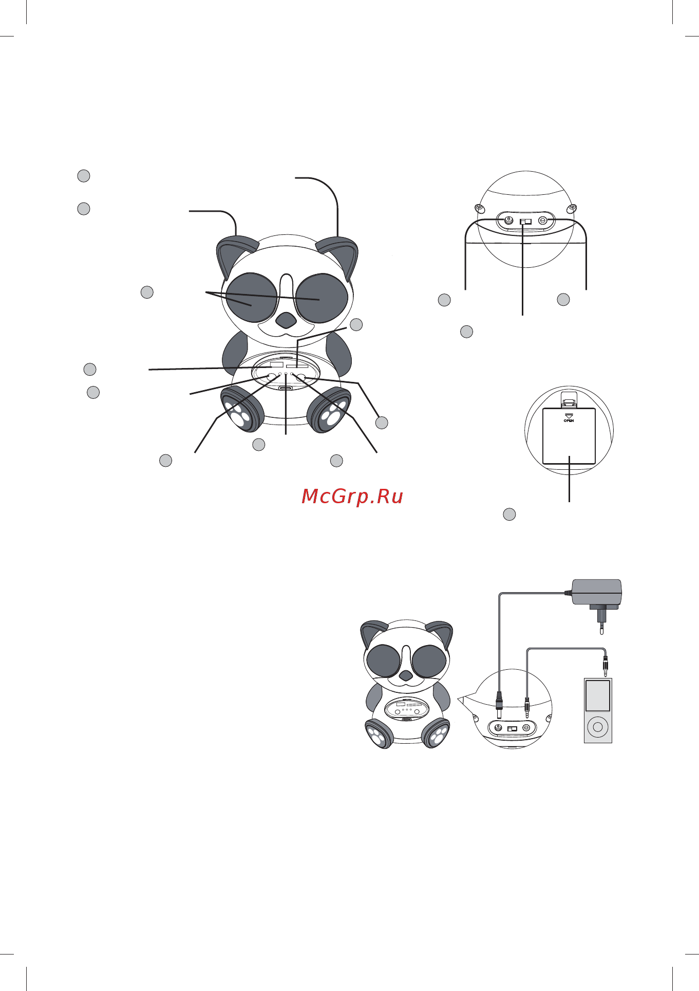 Ritmix ST-660 Cat BT [5/16] Описание устройства