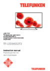 Telefunken TF-LED39S52T2 Инструкция по эксплуатации