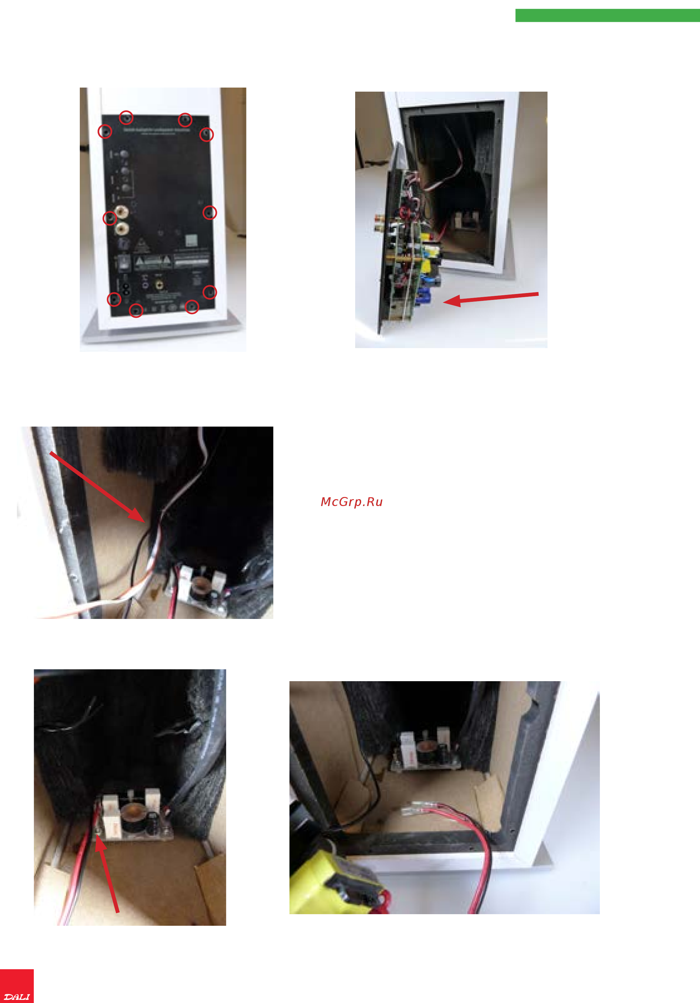 DALI Zensor 5 AX белый [15/19] Remove amplifier module