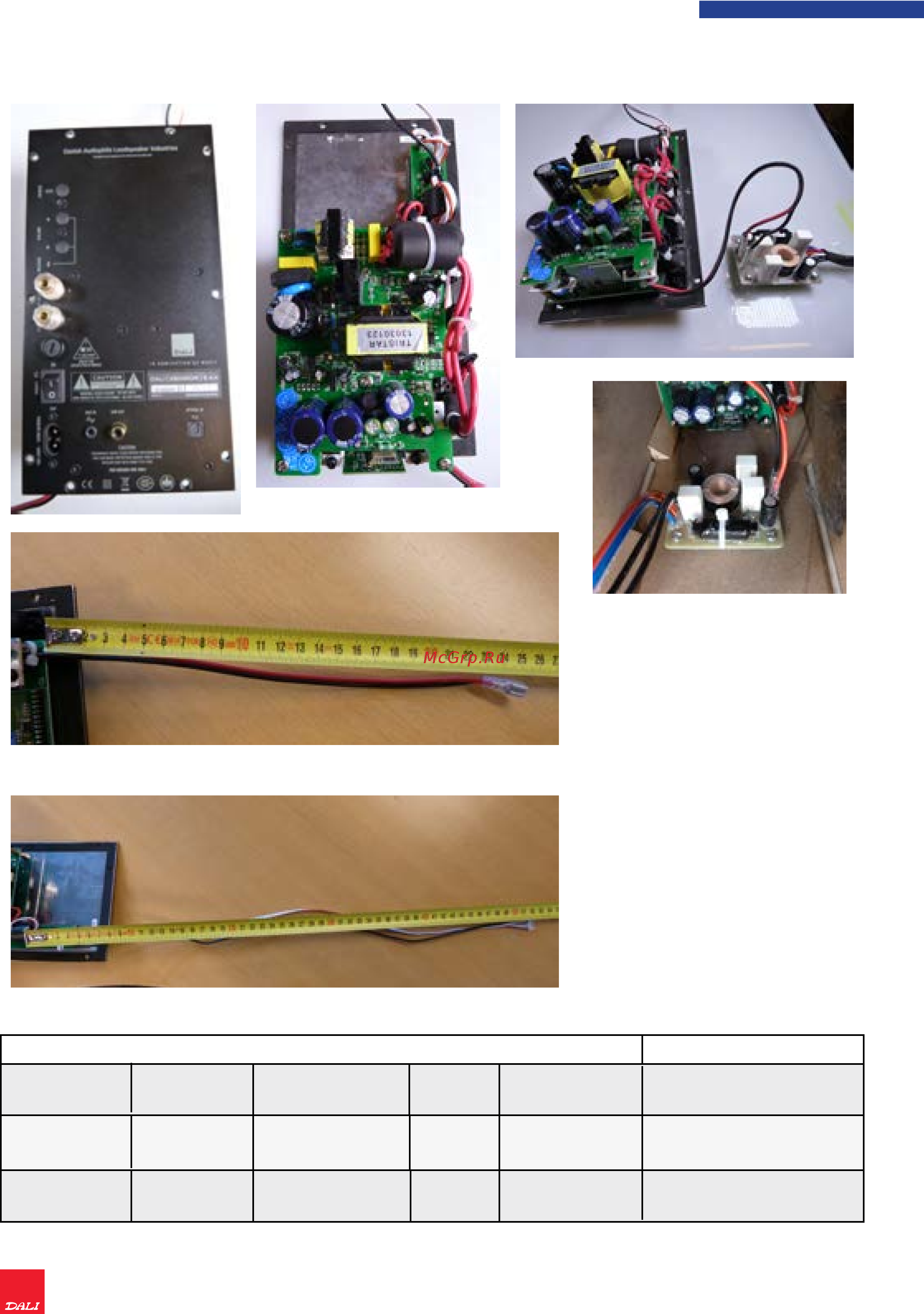 DALI Zensor 5 AX белый [8/19] Amplifier component placement
