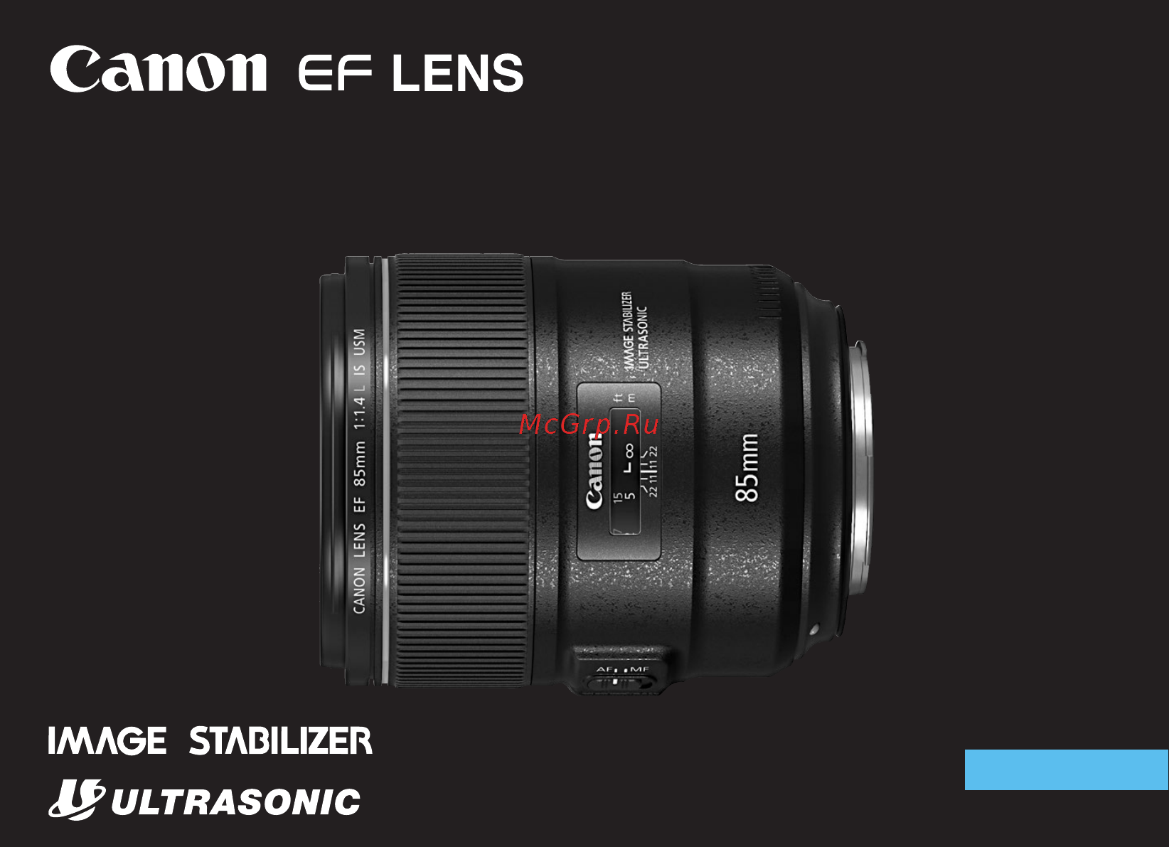 Canon EF 85mm f/1.4L IS USM Инструкция по эксплуатации онлайн