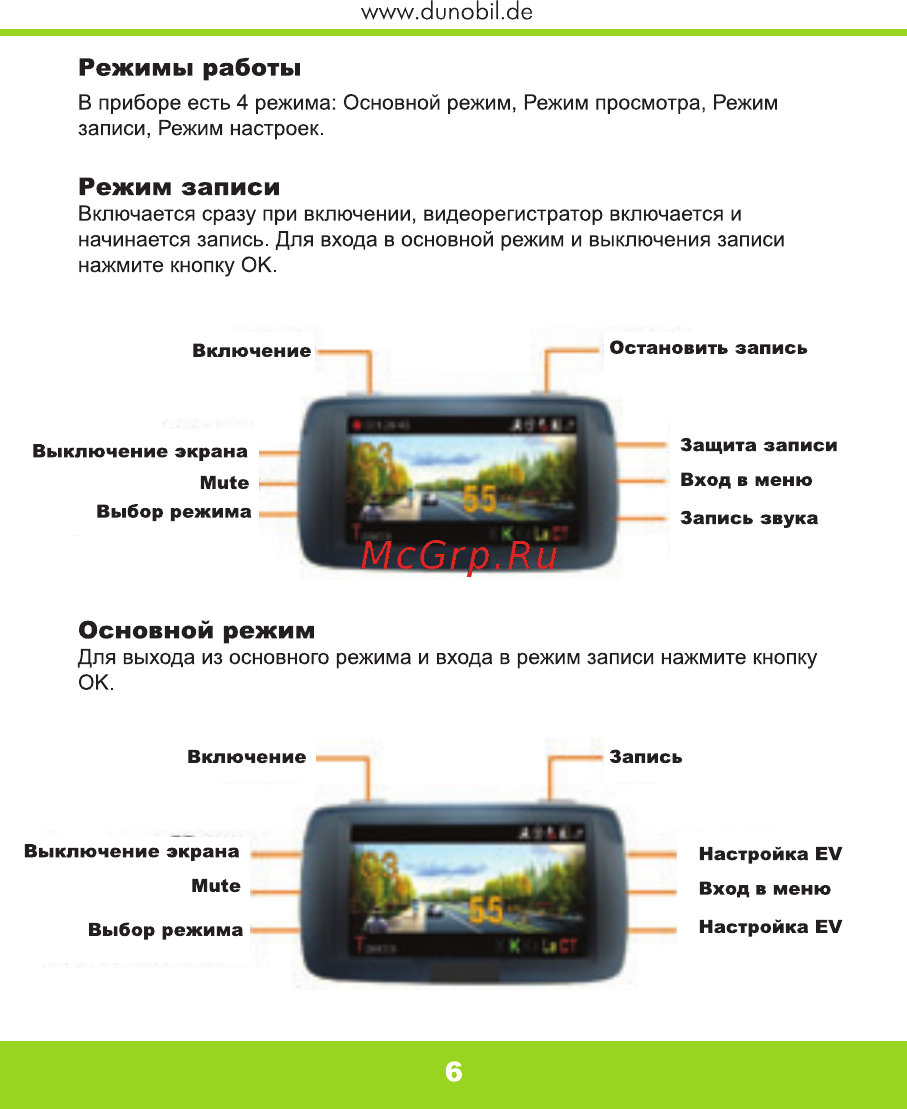 Dunobil Stern, с радар-детектором и GPS-трекером [7/18] Основной режим