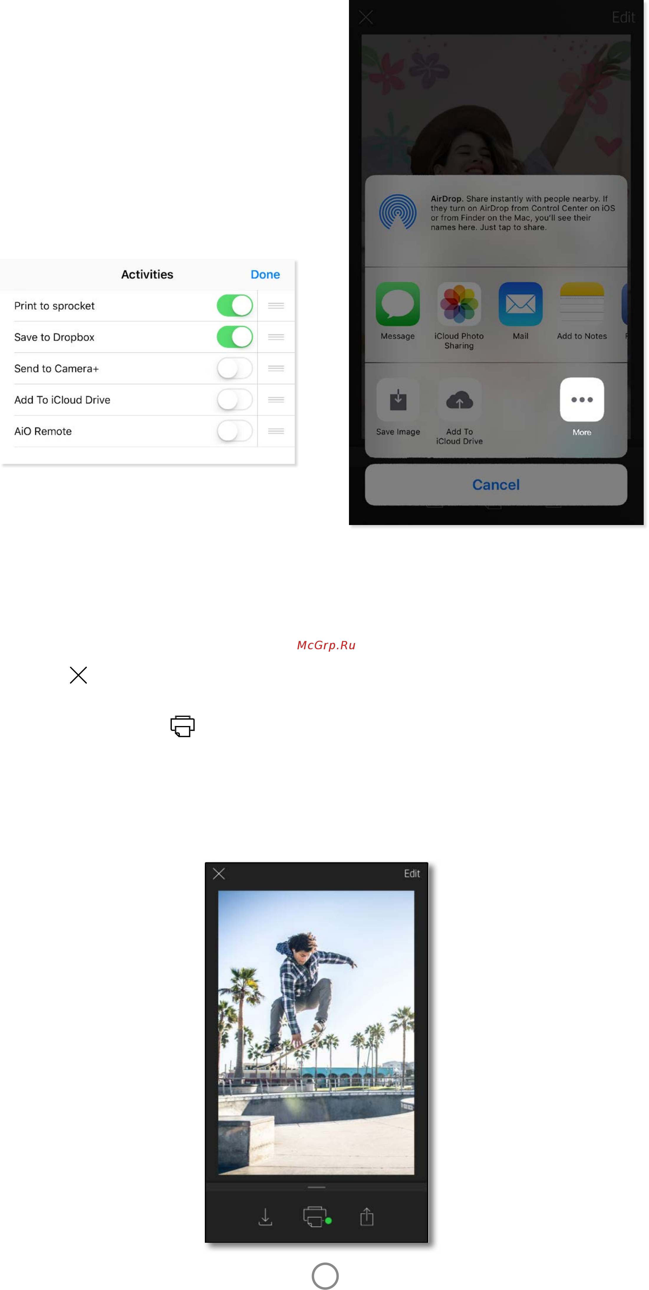HP Sprocket 100 Black [8/15] Настройка мобильной печати sprocket