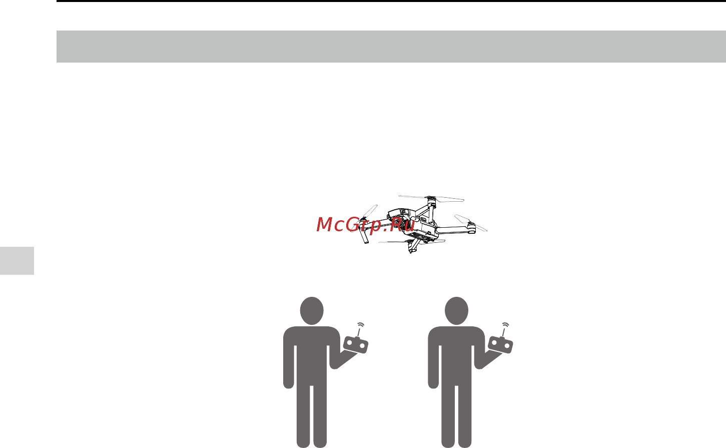 DJI Mavic PRO Platinum [38/64] Режим работы с двумя пультами дистанционного управления