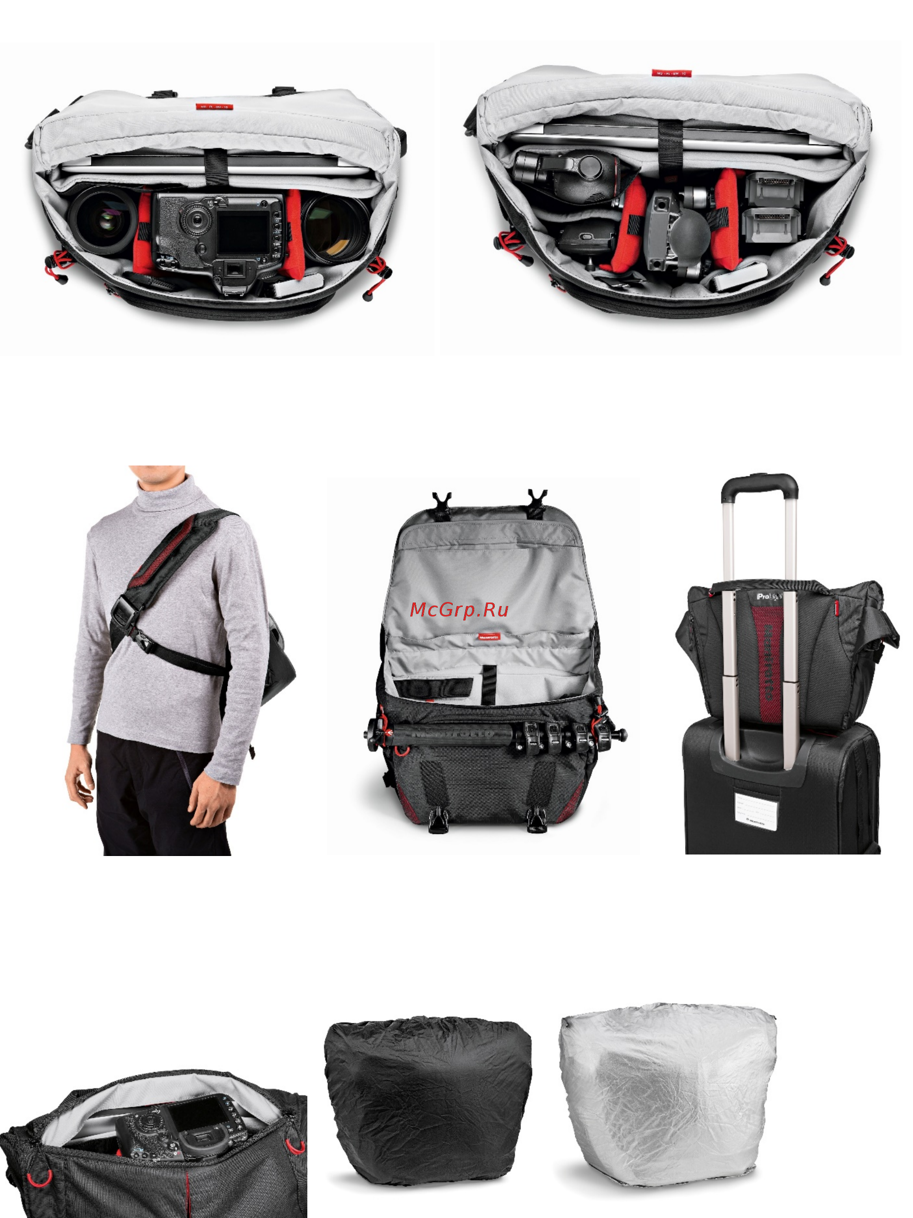 Manfrotto Pro Light Bumblebee M-30 PL (PL-BM-30) Инструкция по эксплуатации онлайн