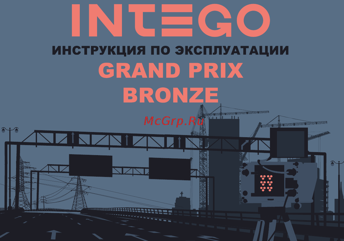 Intego GP Bronze Инструкция по эксплуатации онлайн
