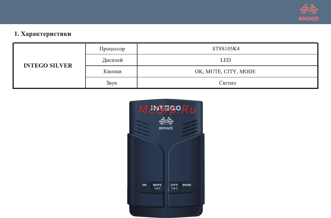 Intego GP Bronze [3/20] Bronze manual 3 curves