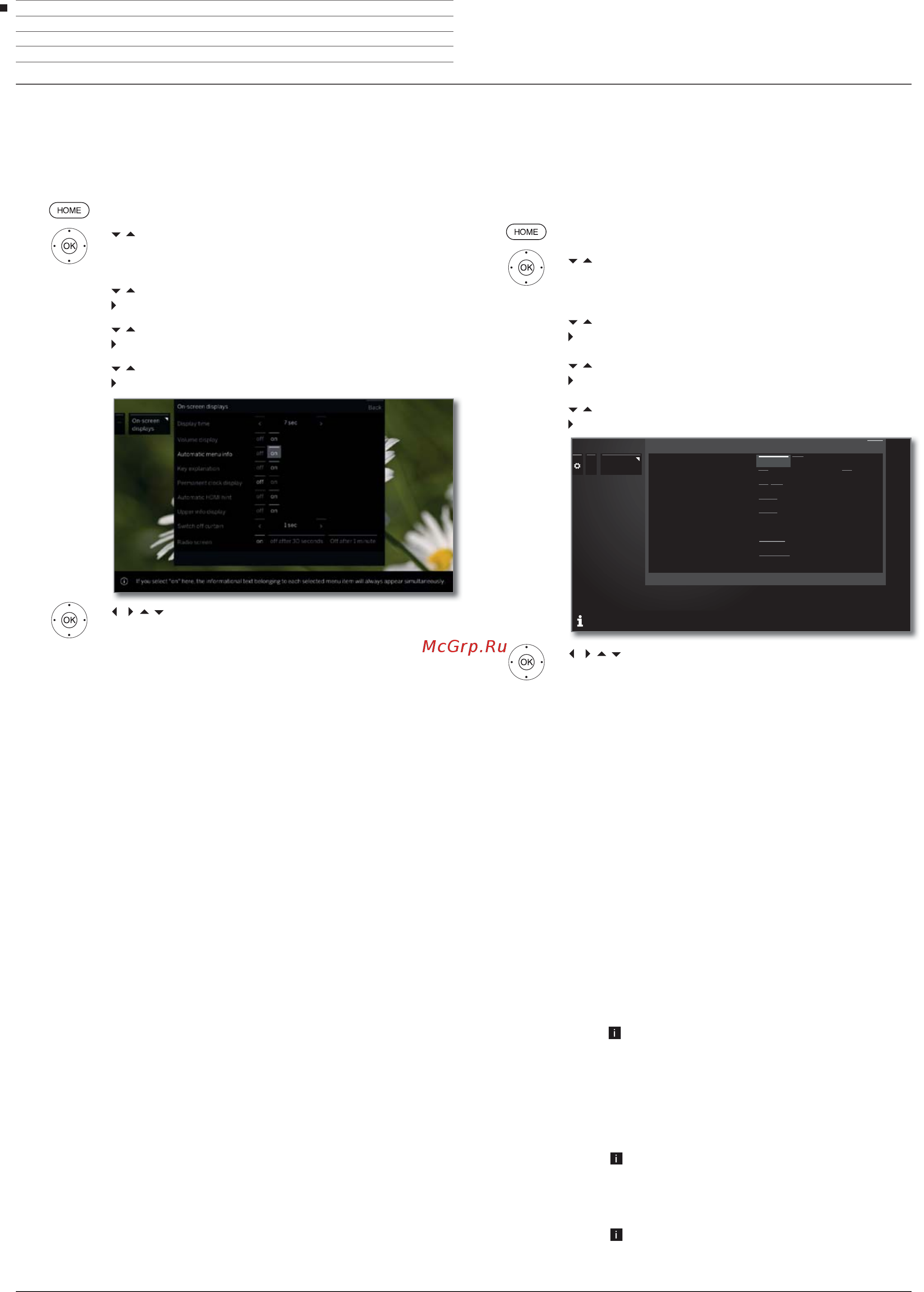 Loewe Bild 9.65 Graphite Grey (56441D50) [100/204] On screen displays экранное меню