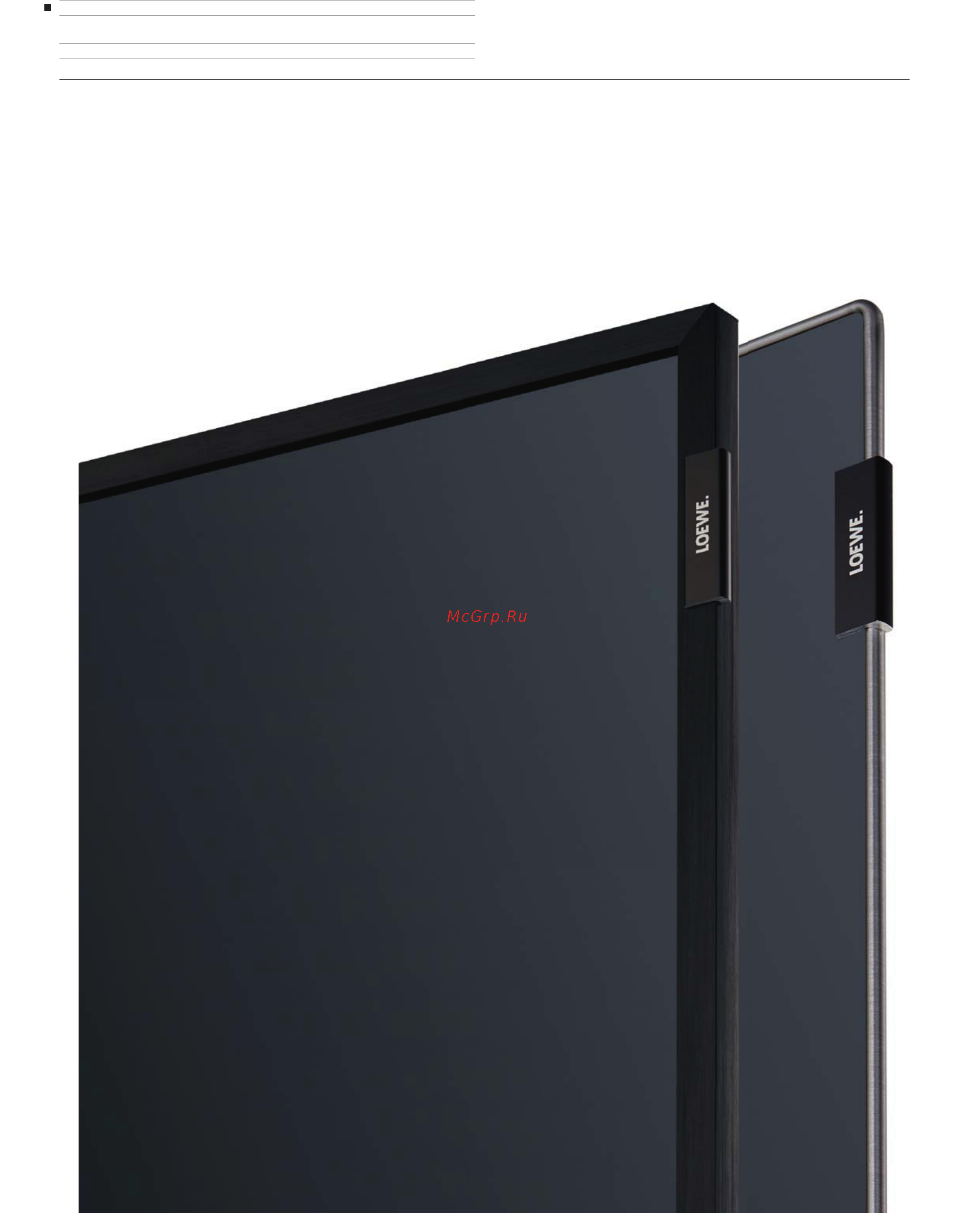 Loewe Bild 9.65 Graphite Grey (56441D50) Инструкция по эксплуатации онлайн [2/204] 553570