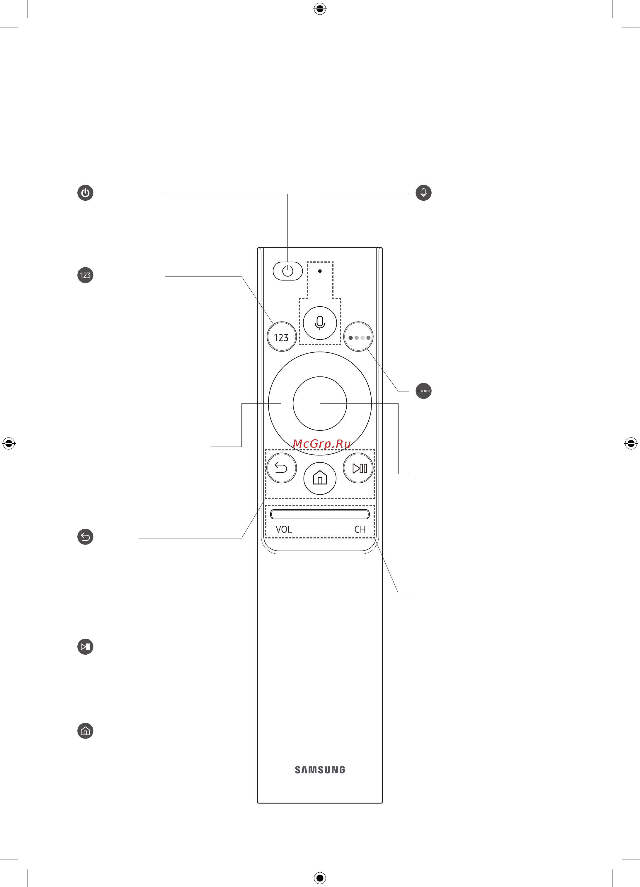 Samsung UE55NU8070U [10/44] Интеллектуальный пульт ду samsung