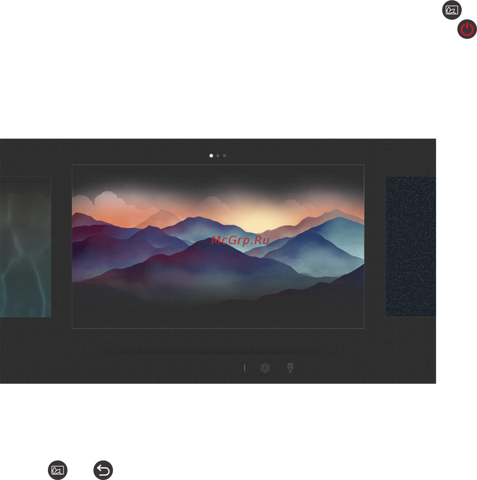 Samsung UE65NU7400U [64/188] Настройка содержимого для ambient mode