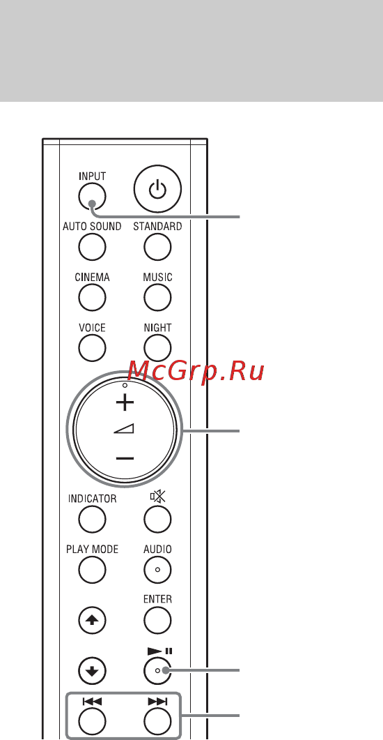 Sony HT-SF150//C [22/40] Прослушивание музыки с сопряженного мобильного устройства