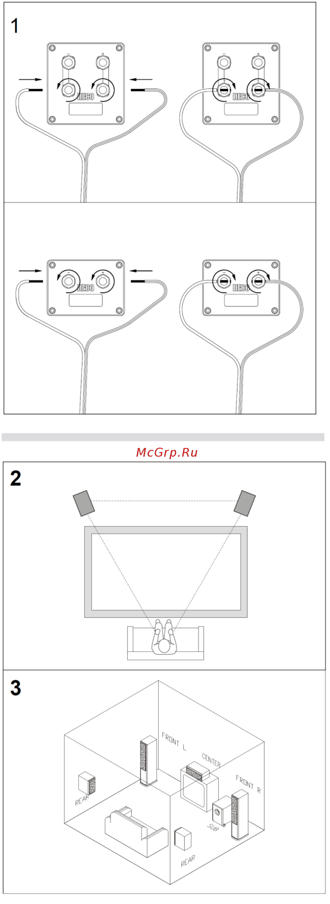 Heco Victa Prime 302 Black (пара) Инструкция по эксплуатации онлайн [5/7] 345300