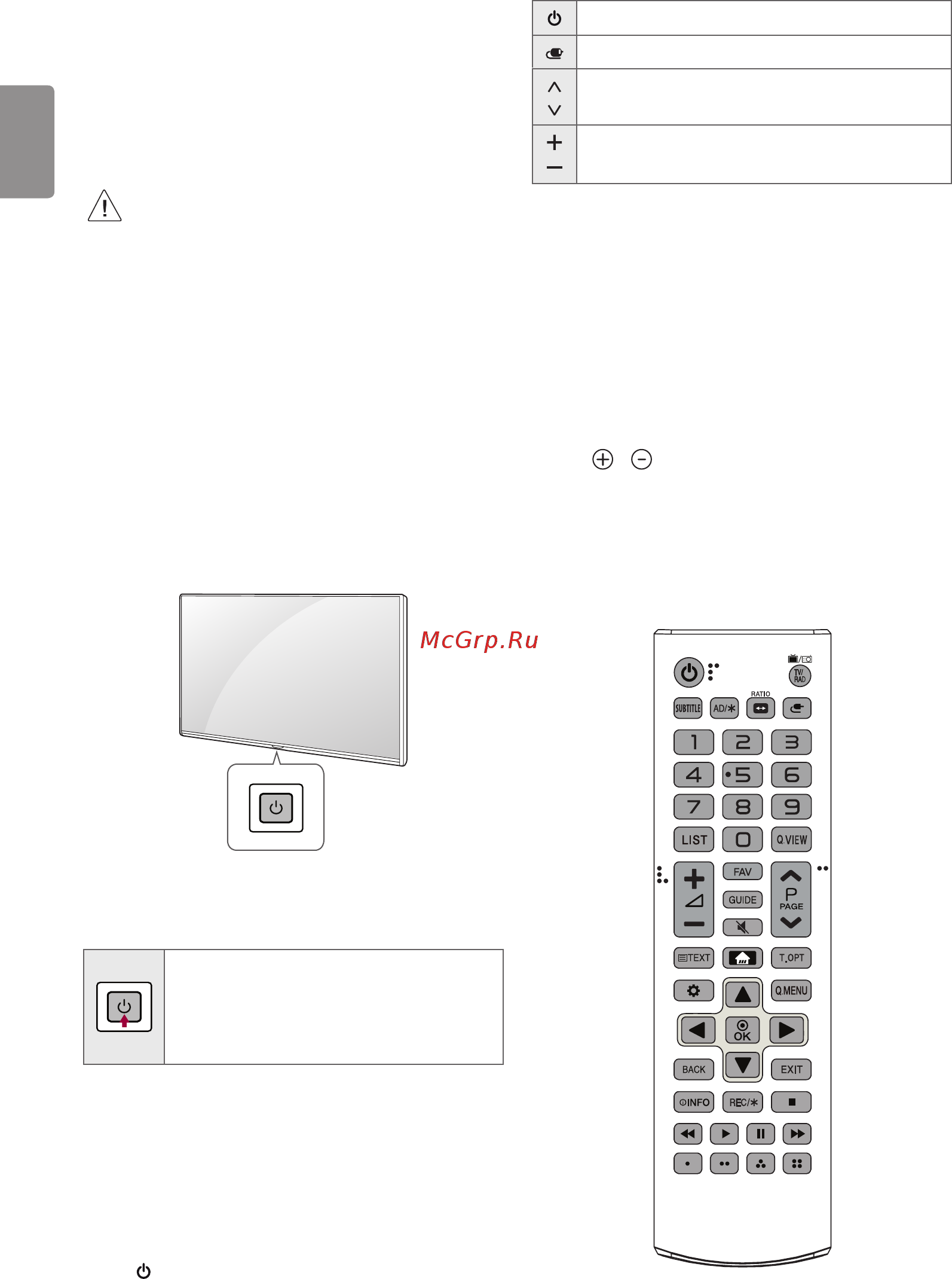 LG 32LK510BPLD [10/33] Настройка меню