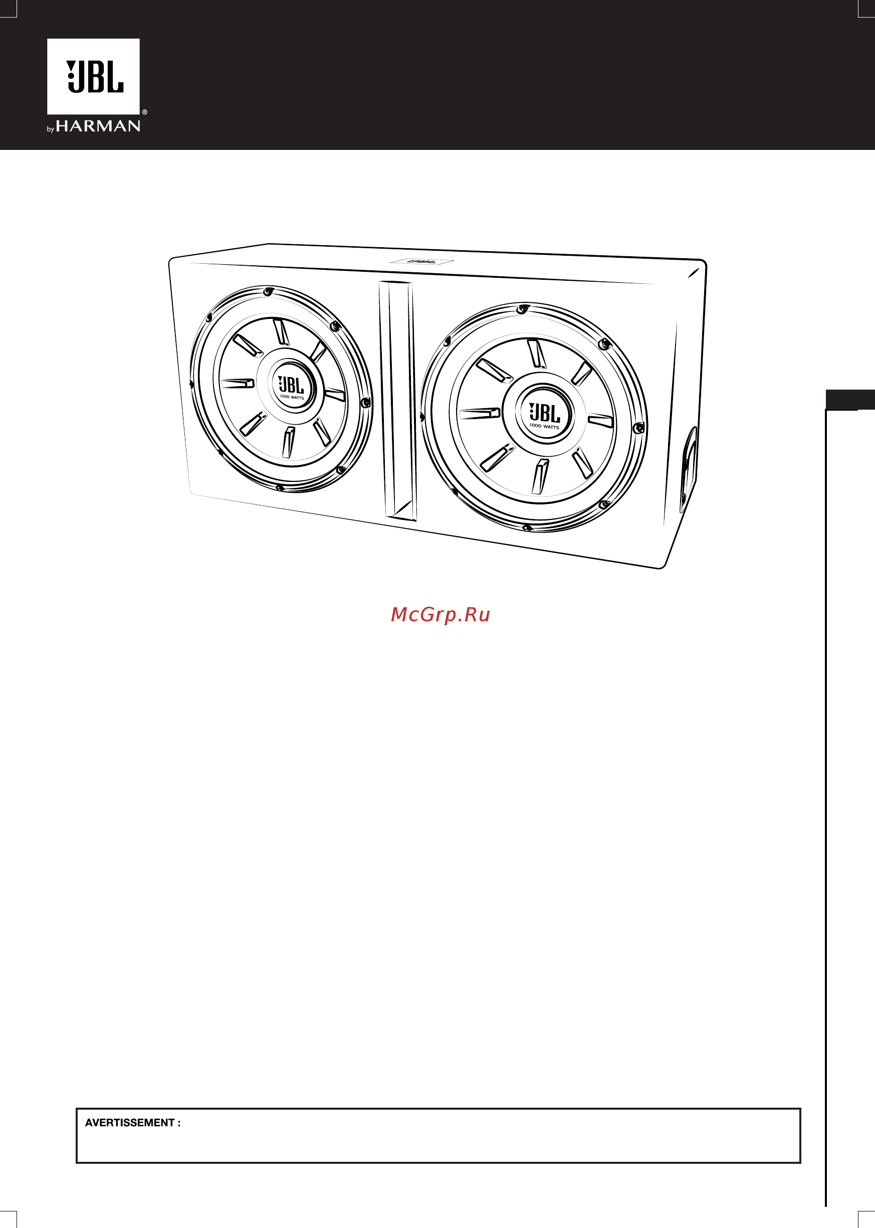 JBL Stage 1220B [5/38] Stage 1220b