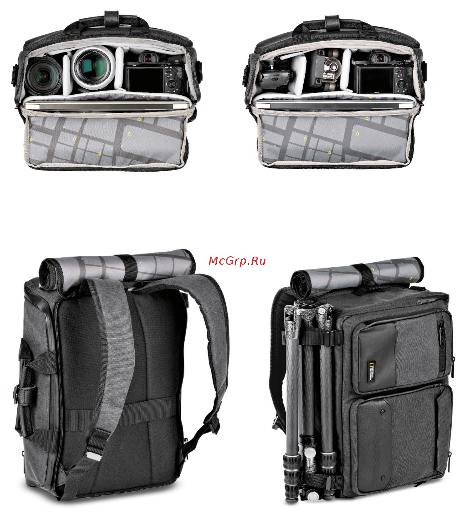 National Geographic Рюкзак 3-в-1 NG W5310 Walkabout Инструкция по эксплуатации онлайн