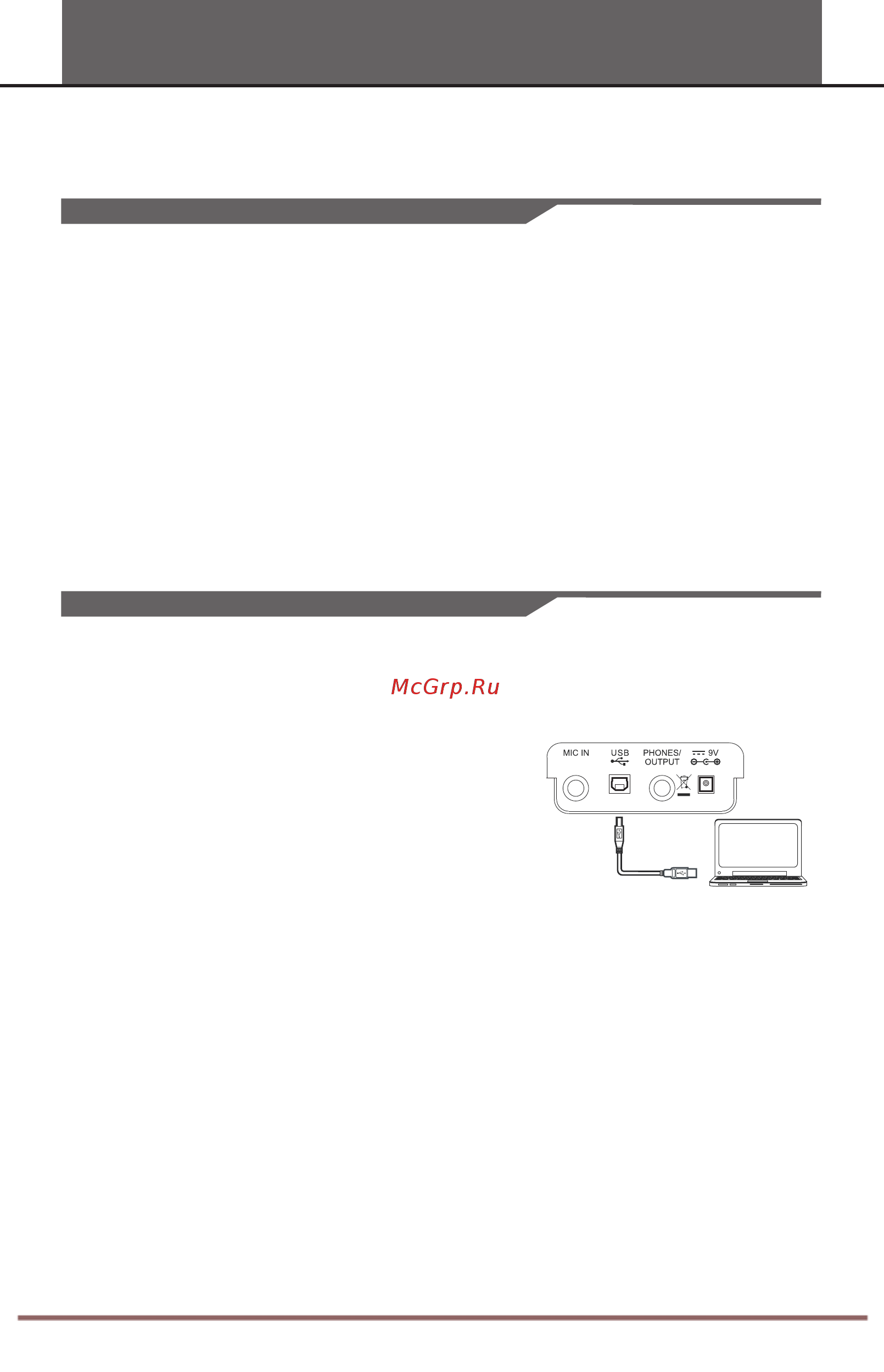 Medeli MC37A [17/25] Терминалы midi