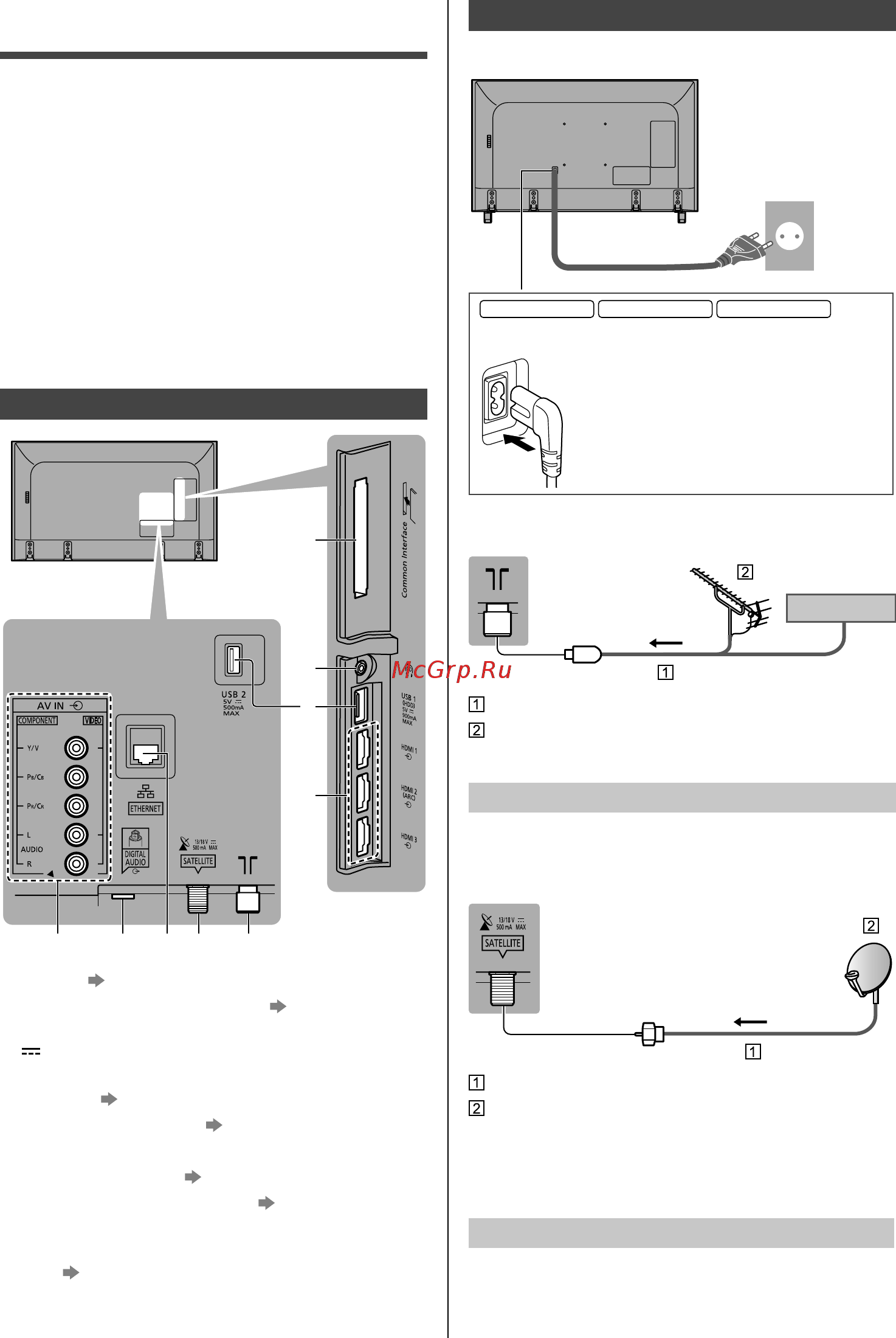Panasonic TX-49FXR600 [11/24] Соединения