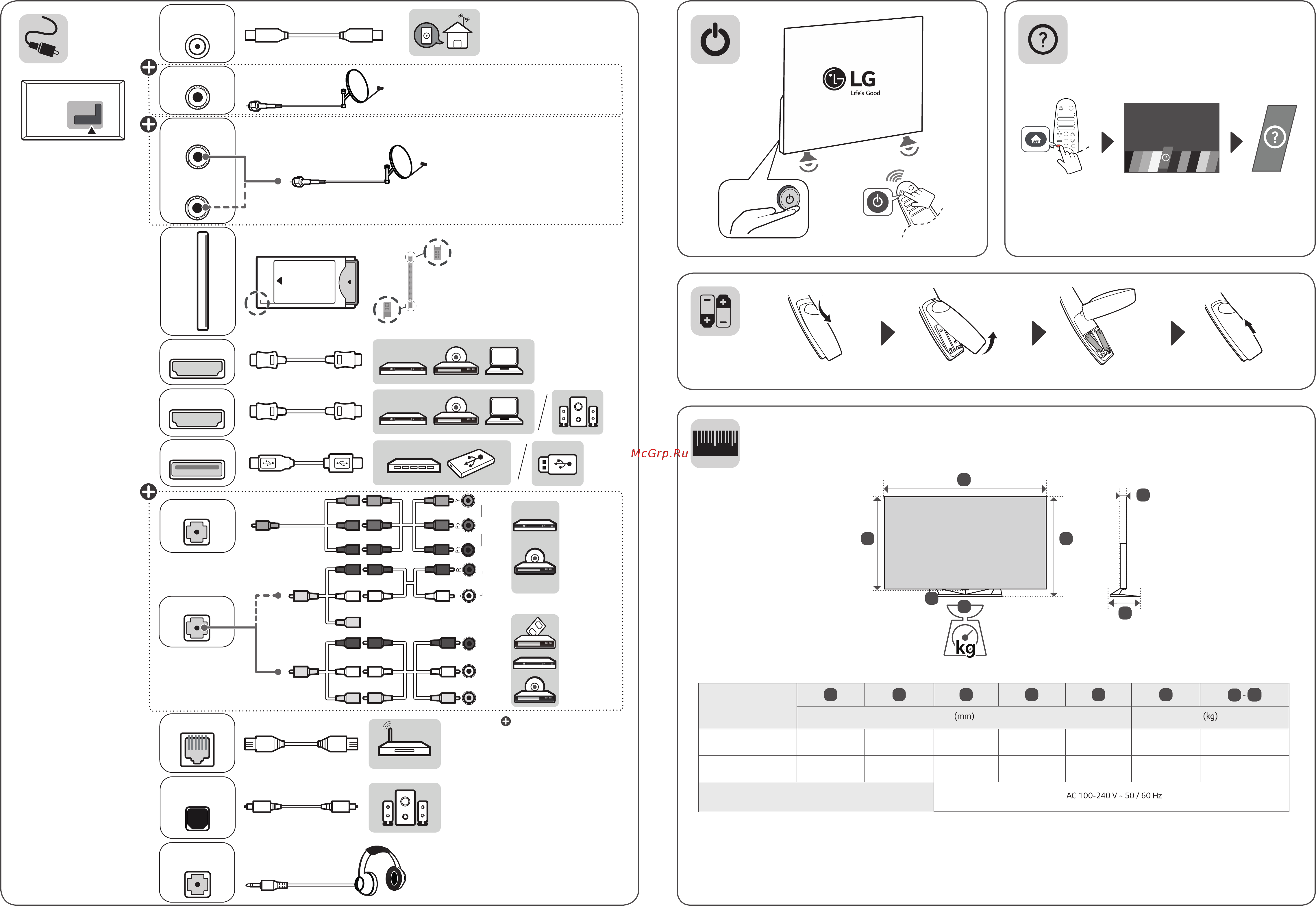 LG OLED65B8SLB [2/29] Audio out h p out