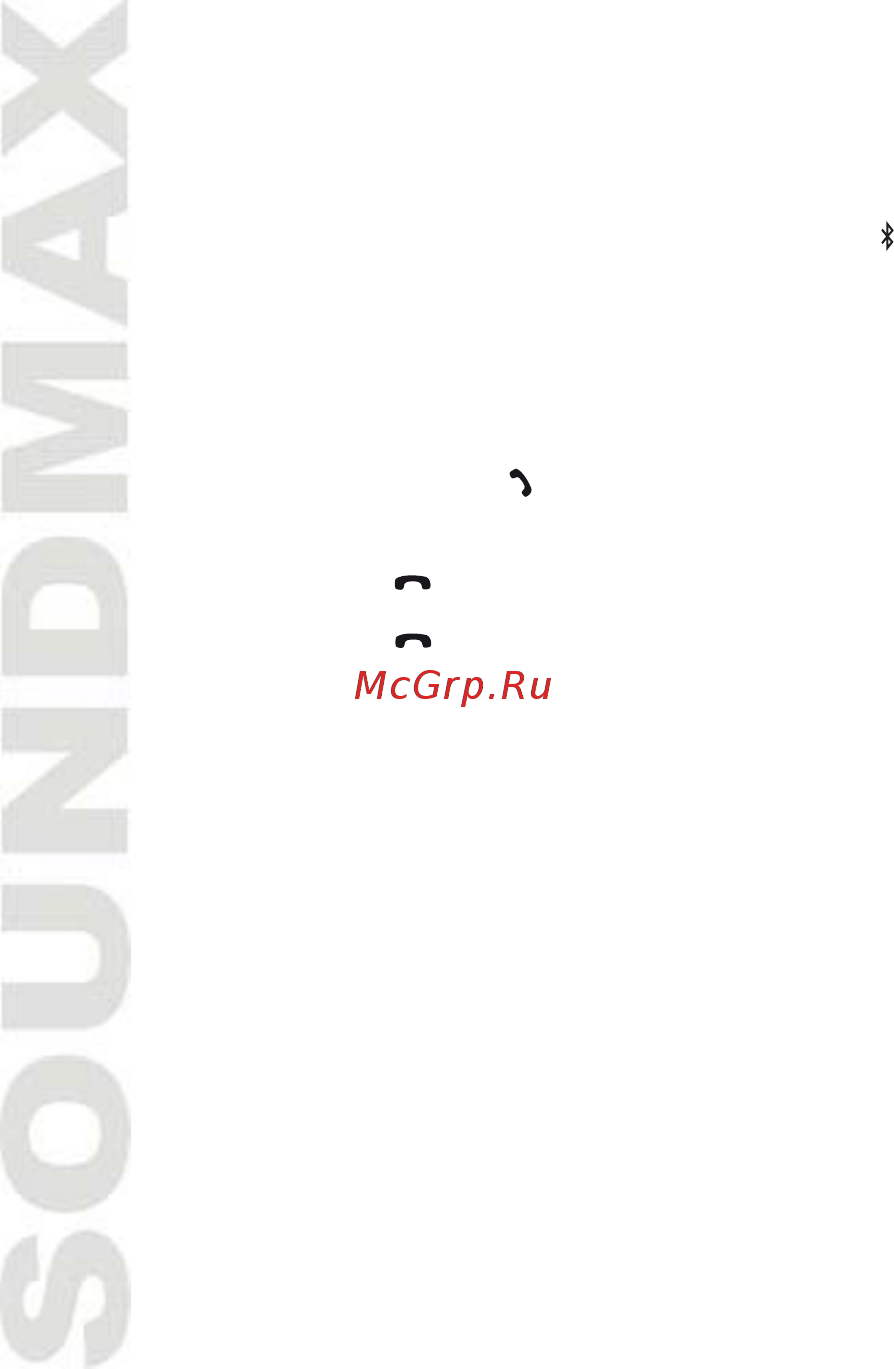 Soundmax SM-CCR3060FB Black R [14/40] Bluetooth operations