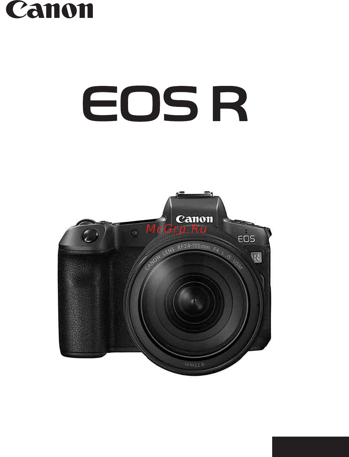 Canon EOS R RF 24-105 F4 L IS USM+MountAdapter EF EOS R Инструкция по эксплуатации онлайн