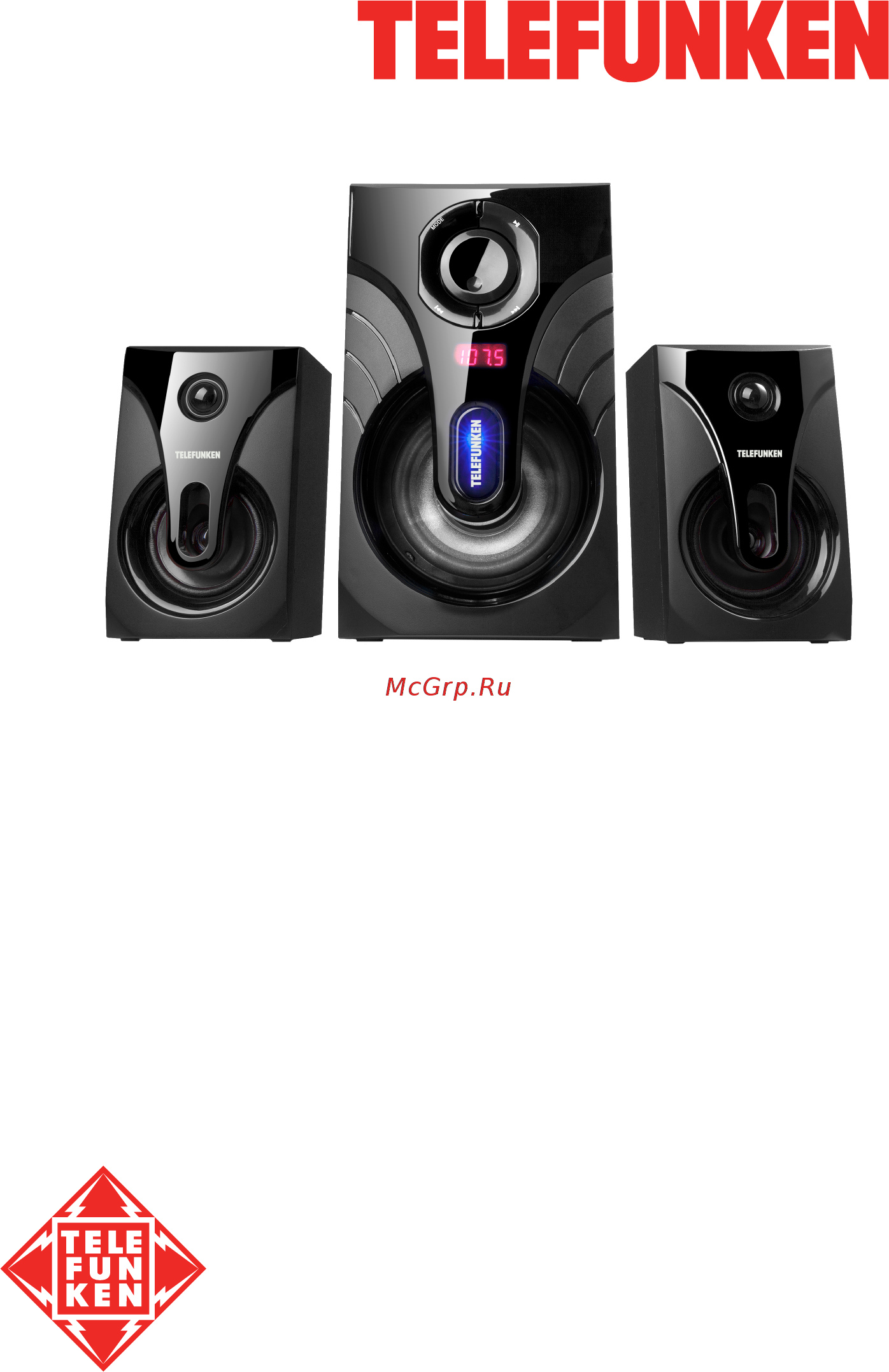 Telefunken TF-MSM2.102 Инструкция по эксплуатации онлайн