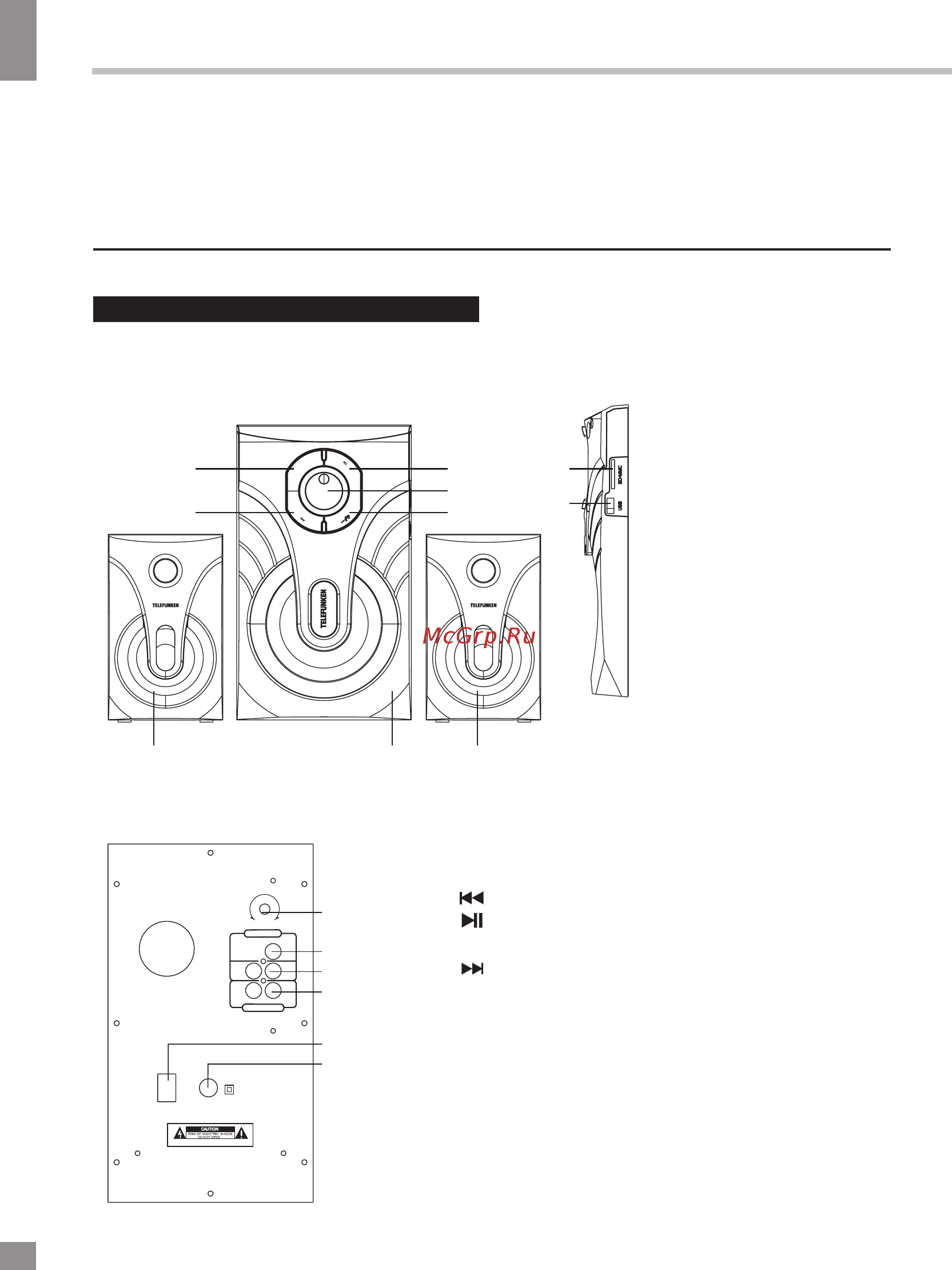 Telefunken TF-MSM2.102 [3/18] Instruction manual