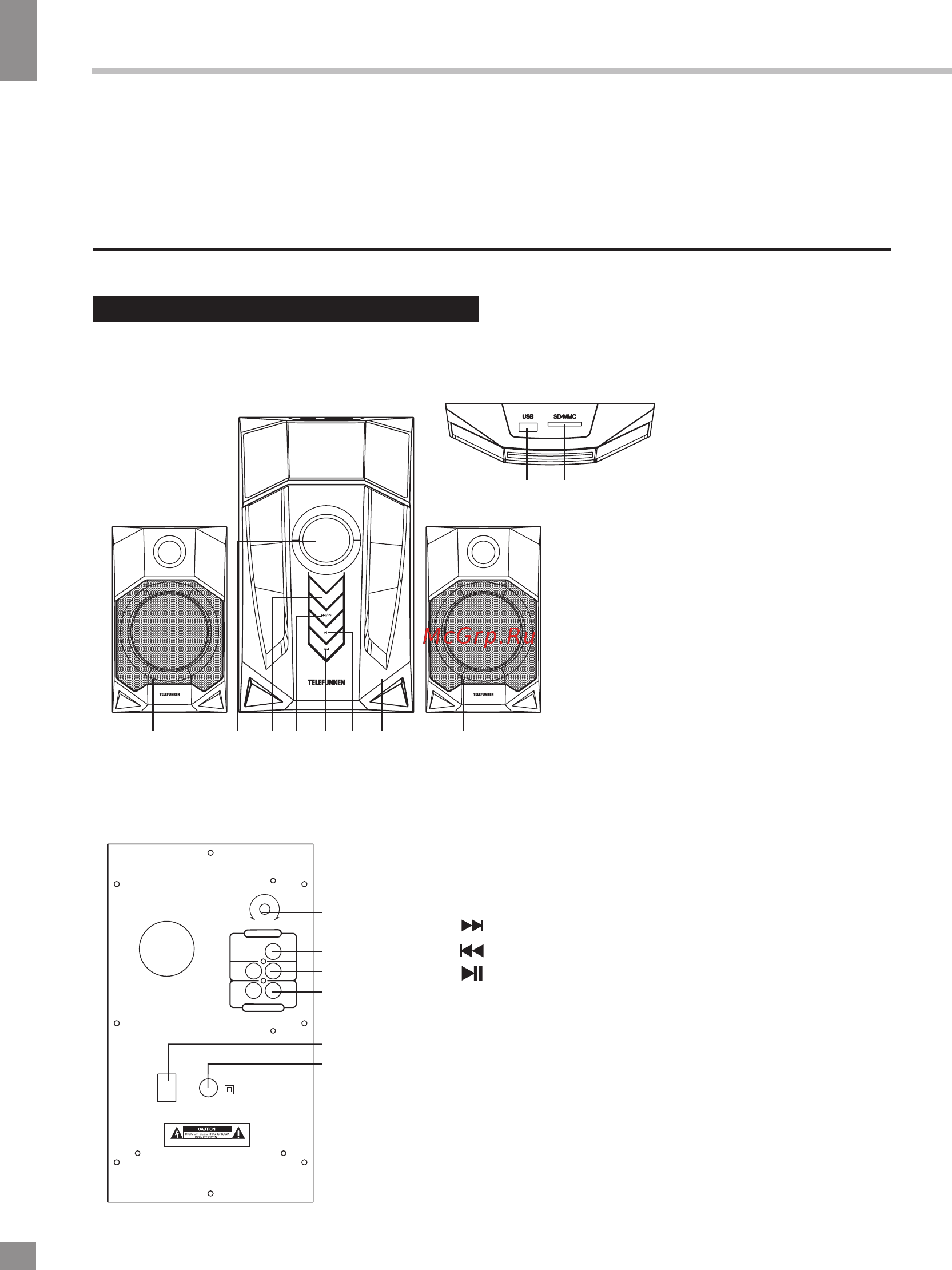 Telefunken TF-MSM2.103 Black [3/18] Back panel