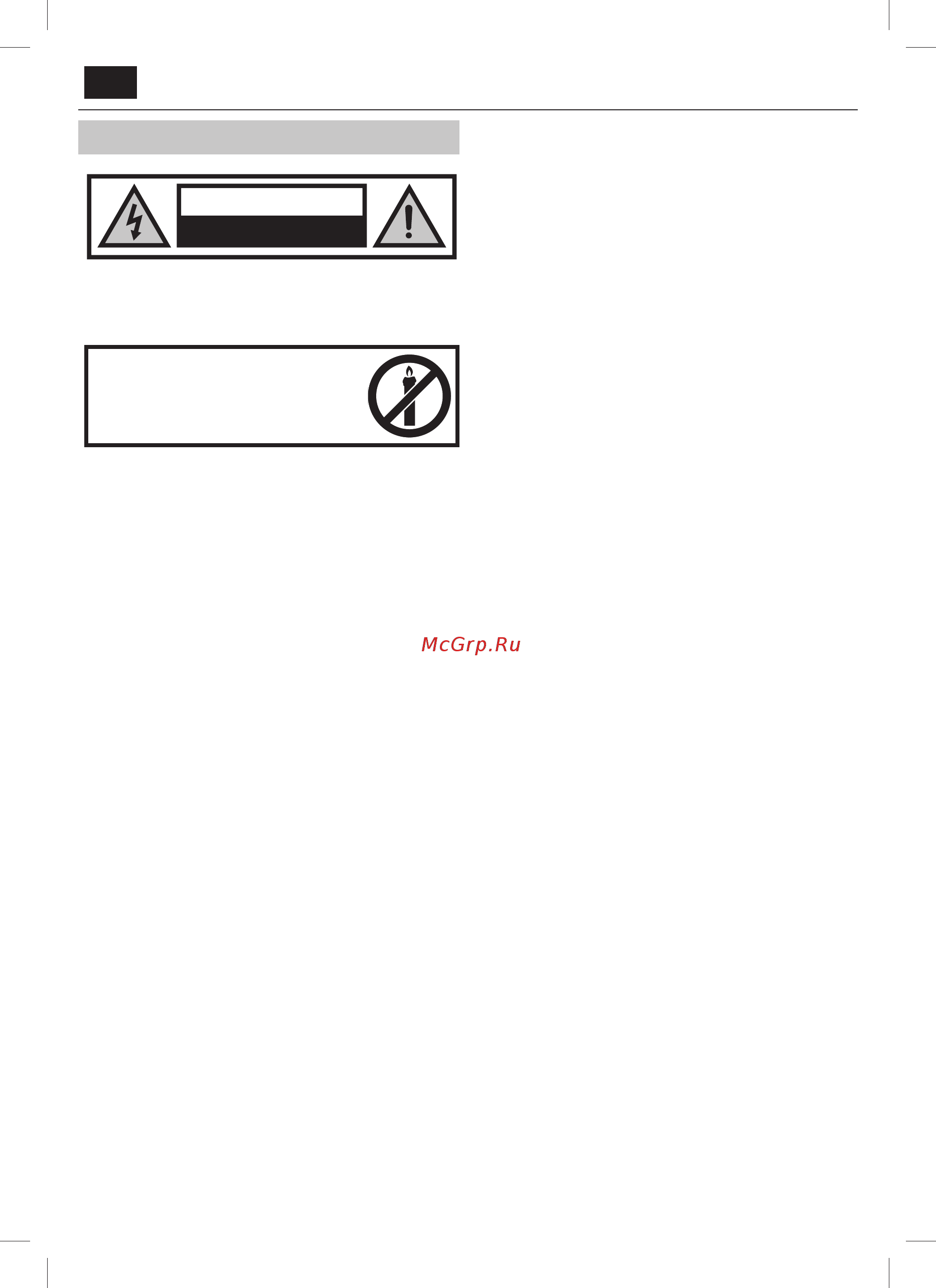 Sharp LC-40FI3012E [12/24] Caution