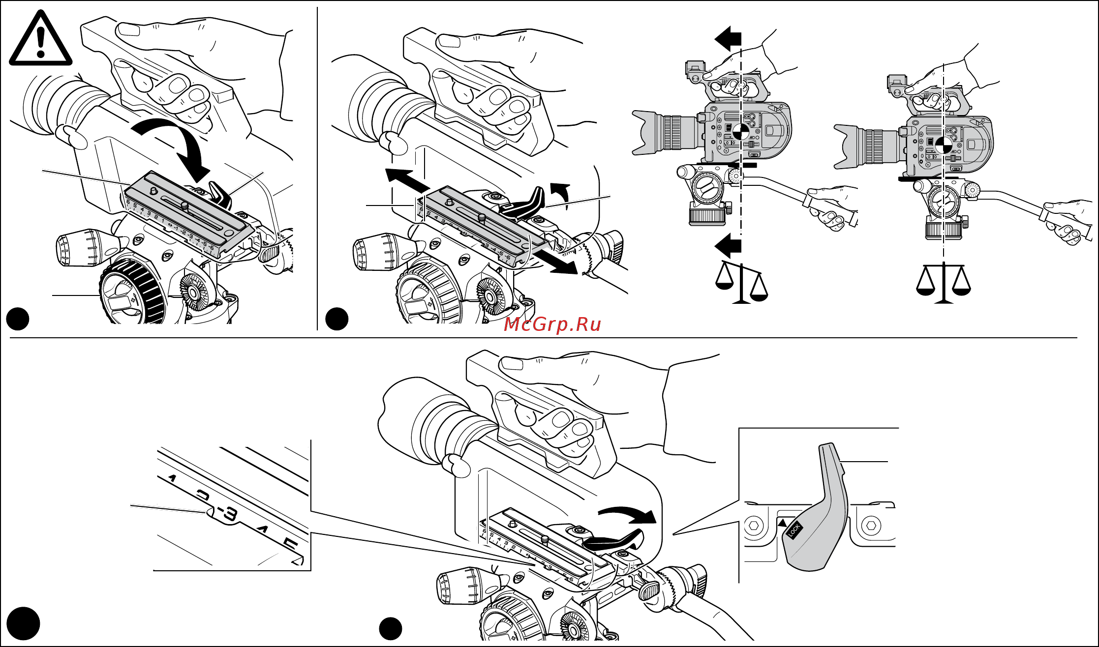 Manfrotto MVKN8CTALL (536 с видеоголовой MVHN8AH) Инструкция по эксплуатации онлайн [6/50] 345401