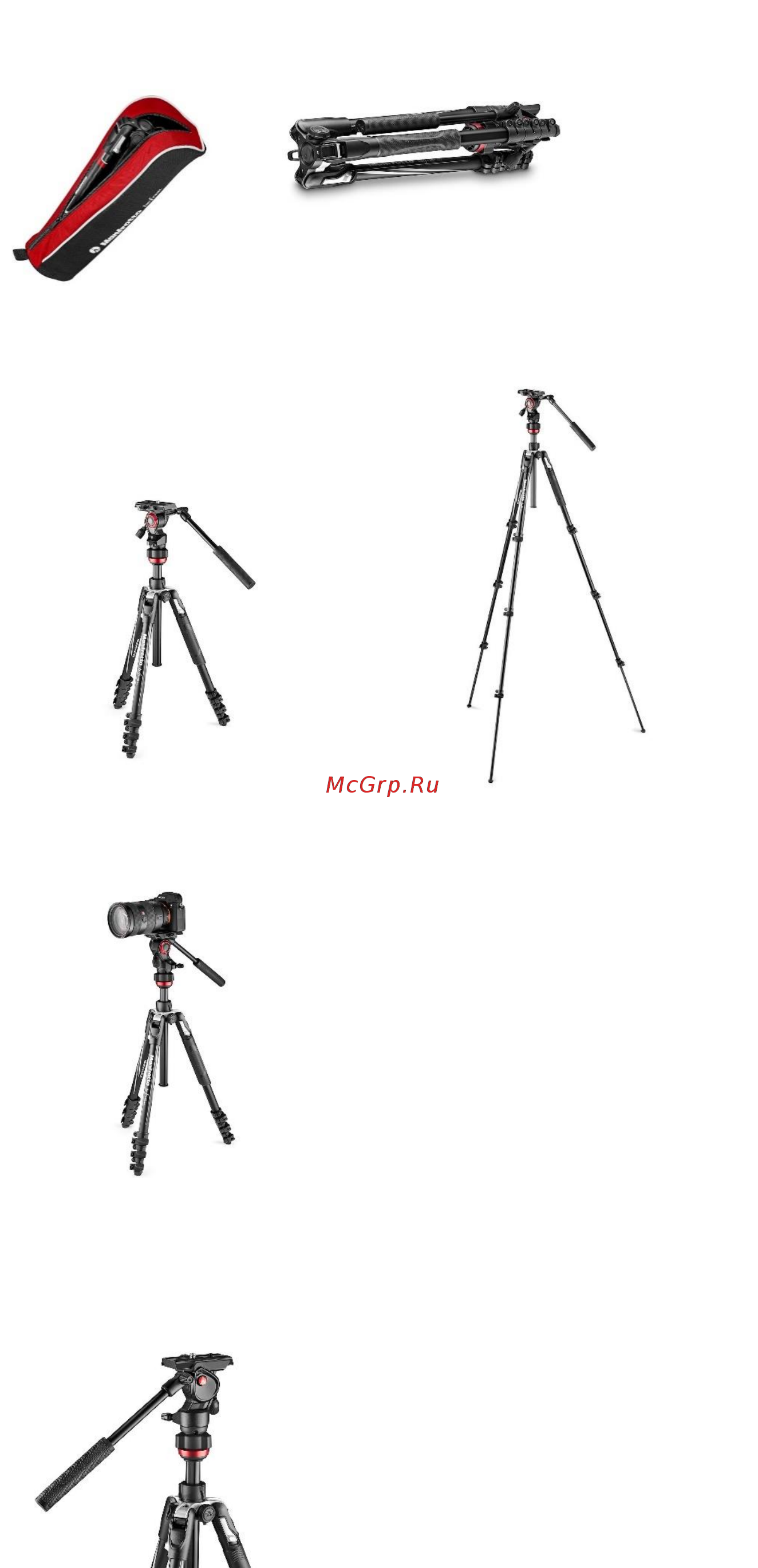 Manfrotto MVKBFRL-LIVE Befree Advanced Live Lever Инструкция по эксплуатации онлайн