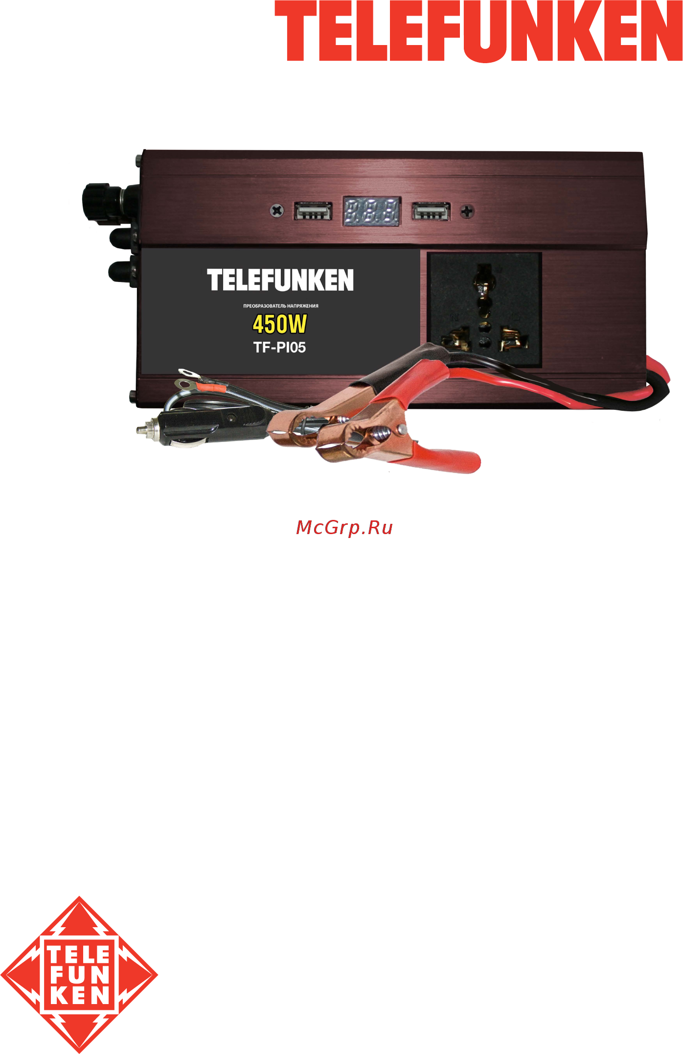 Telefunken TF-PI05 Инструкция по эксплуатации онлайн