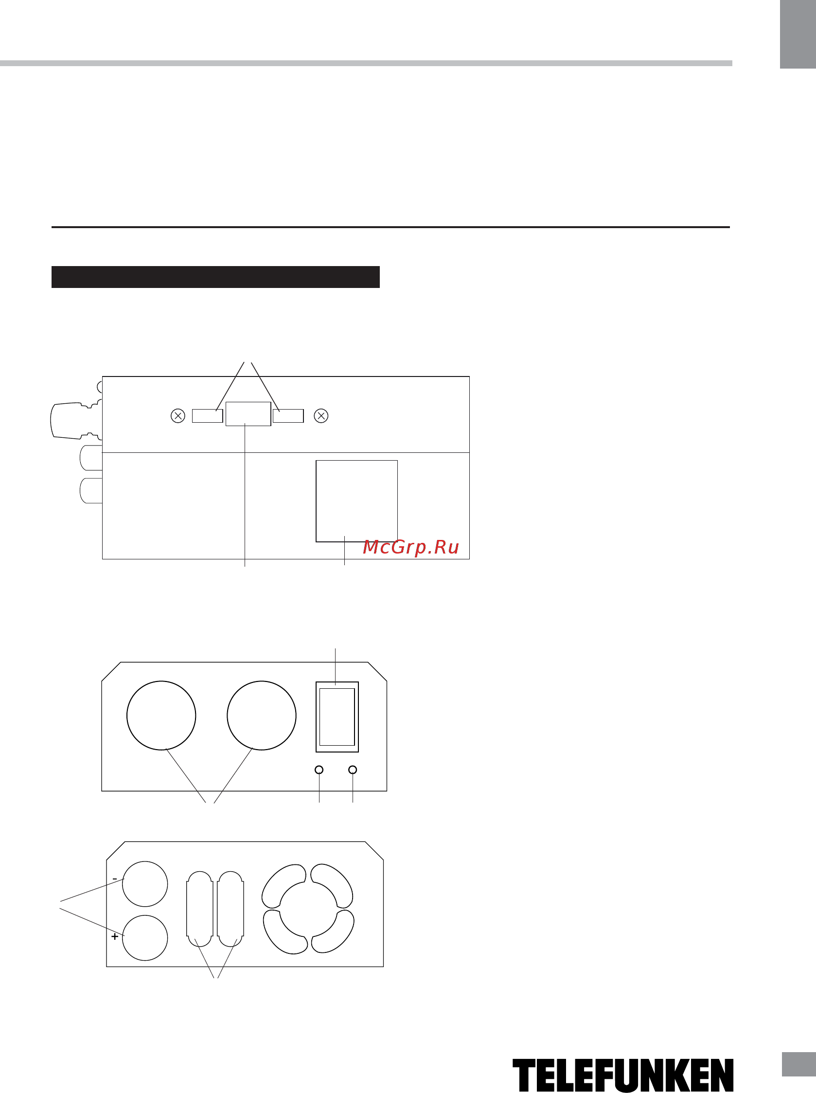 Telefunken TF-PI05 [2/11] Руководство по эксплуатации