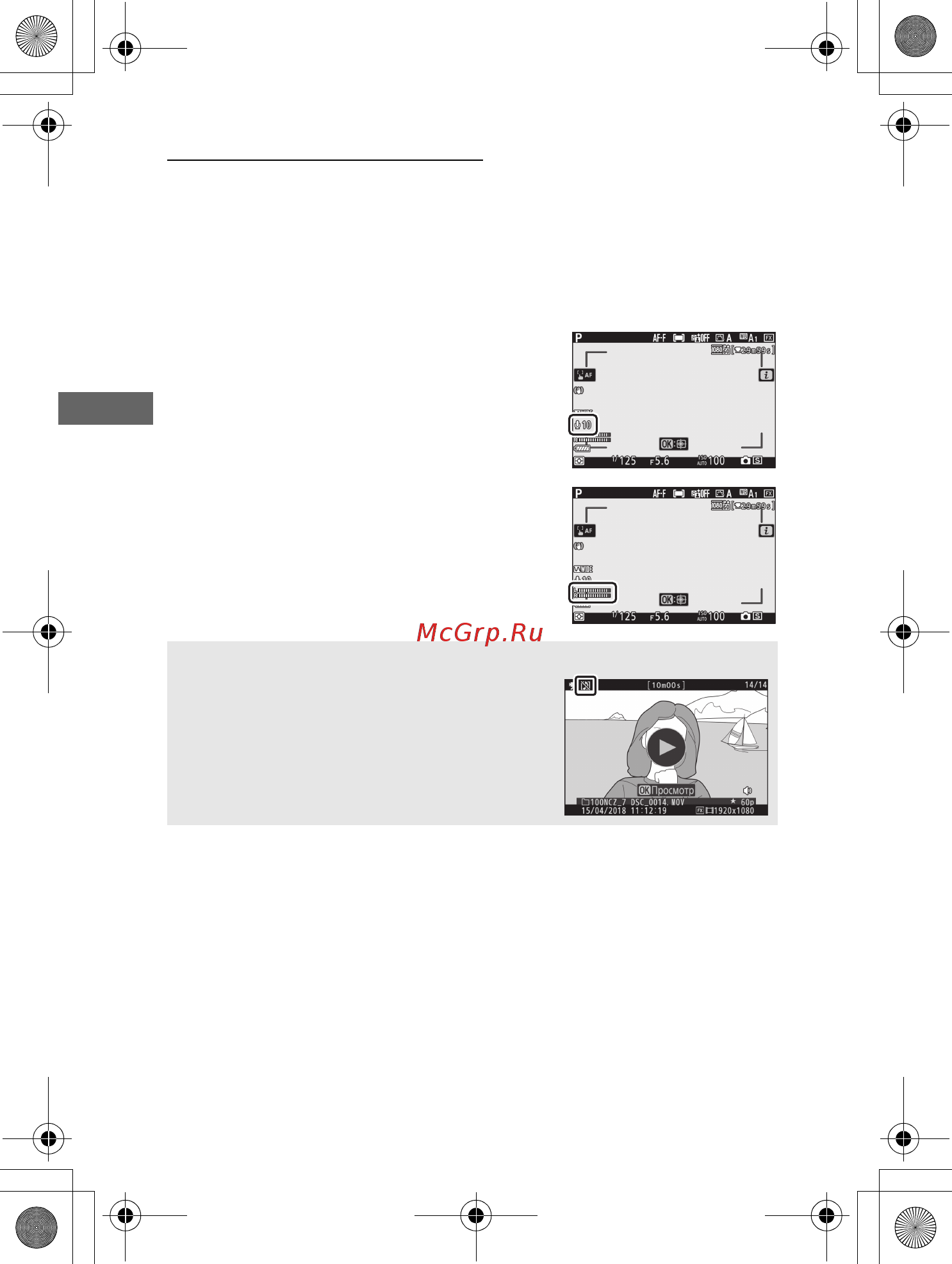 Nikon Z 6 + 24-70 f4 Kit [141/270] Чувствительн микрофона