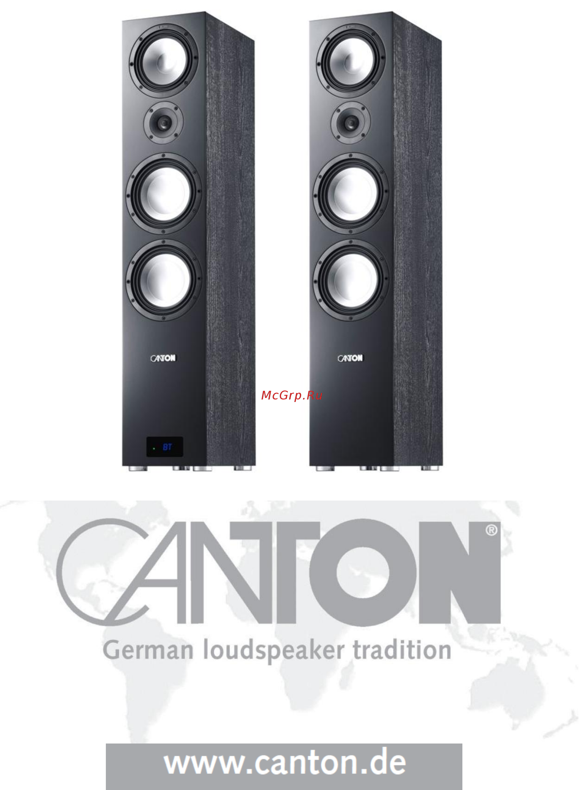 Canton GLE 496.2 BT SET Black Инструкция по эксплуатации онлайн