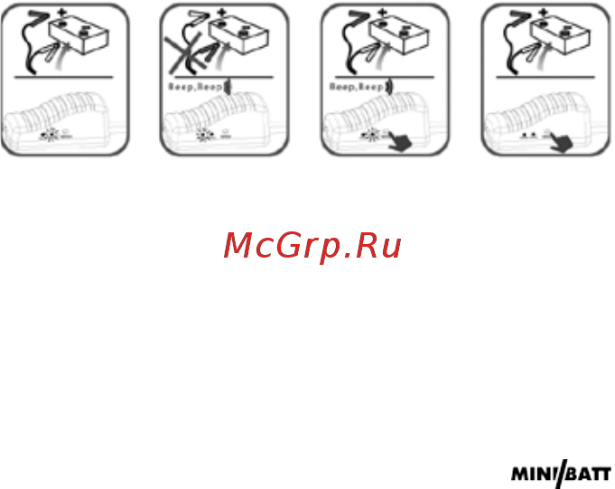 MiniBatt POCKET VR (MB-POCK) [4/12] Действуйте в соответствии с инструкцией по значениям индикаторов кабеля