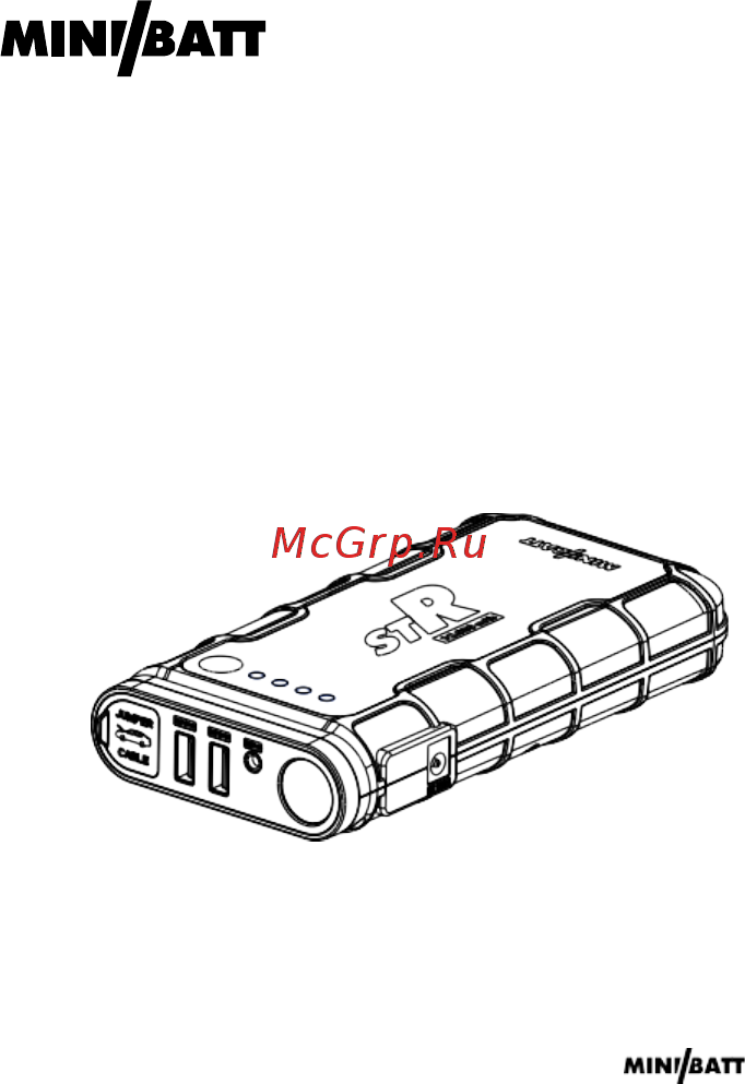MiniBatt STR-12 (MB-STR12) Инструкция по эксплуатации онлайн