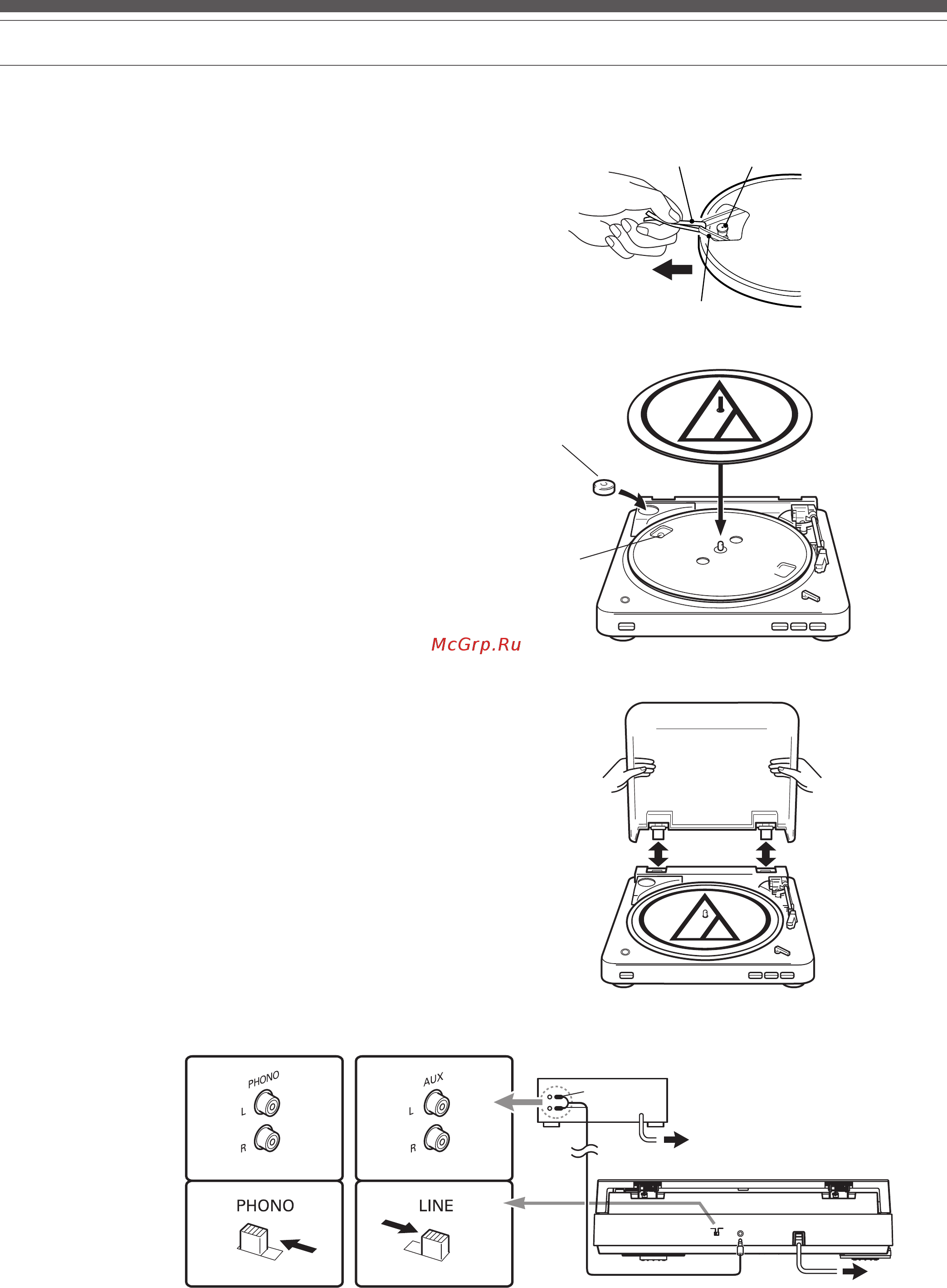 Audio-Technica AT-LP60SPBT-BK [4/56] Initial setup